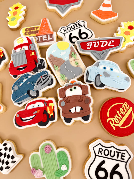 Happy Tow Truck Cookie Cutter & Stamp