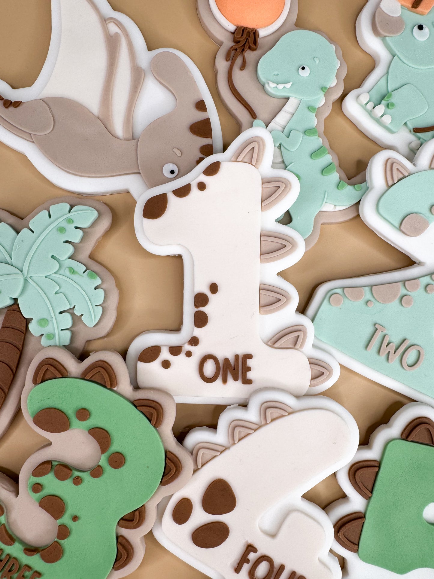 Dino ONE Cookie Cutter & Stamp