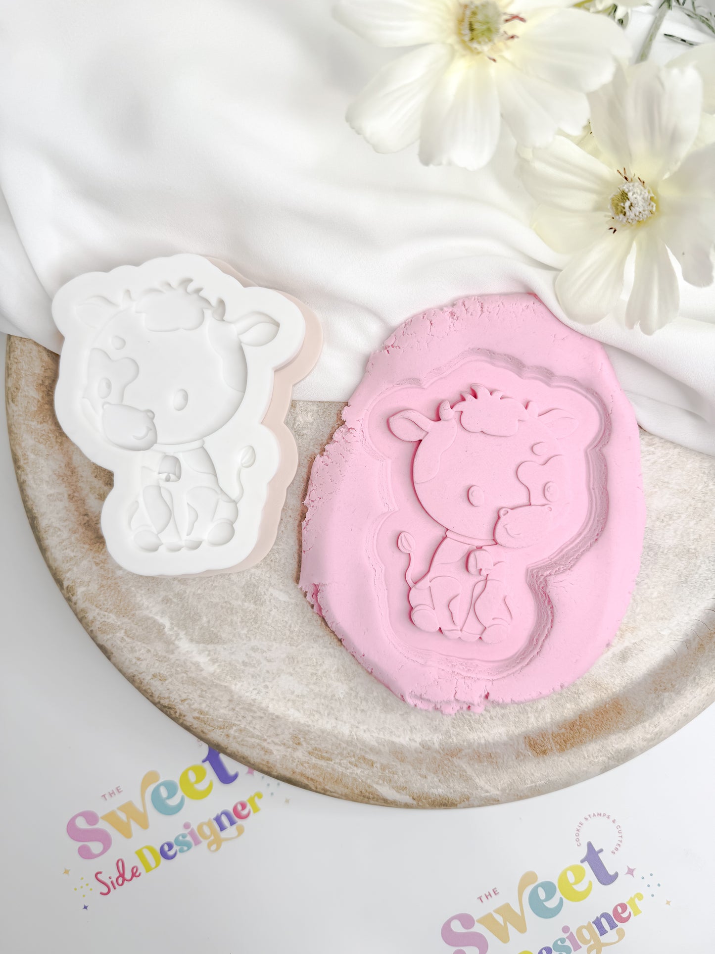 Cow Cookie Cutter & Stamp Digital STL File