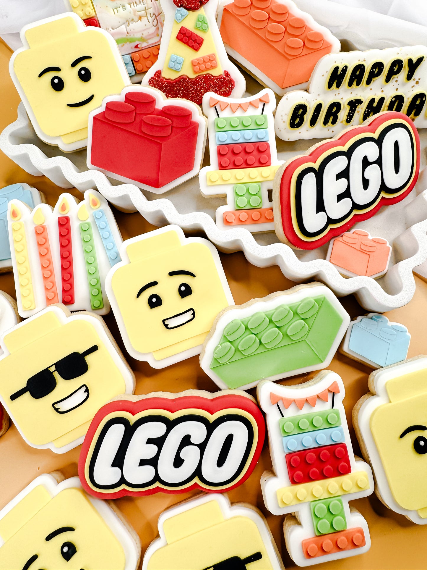 Brick Candles Cookie Cutter & Stamp