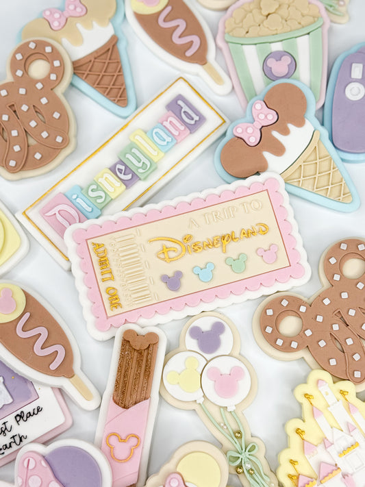 Character Entrance Ticket Cookie Cutter & Stamp