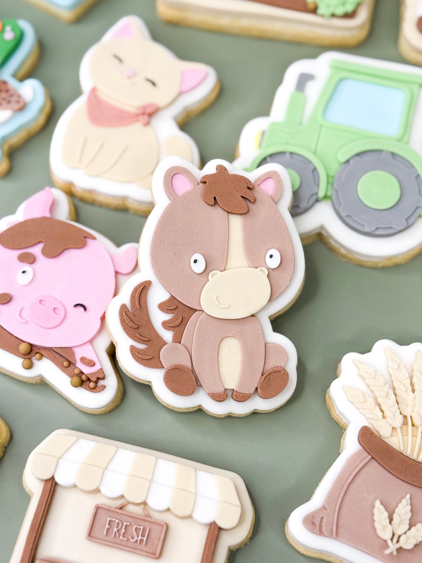 Cute Horse Cookie Cutter & Stamp