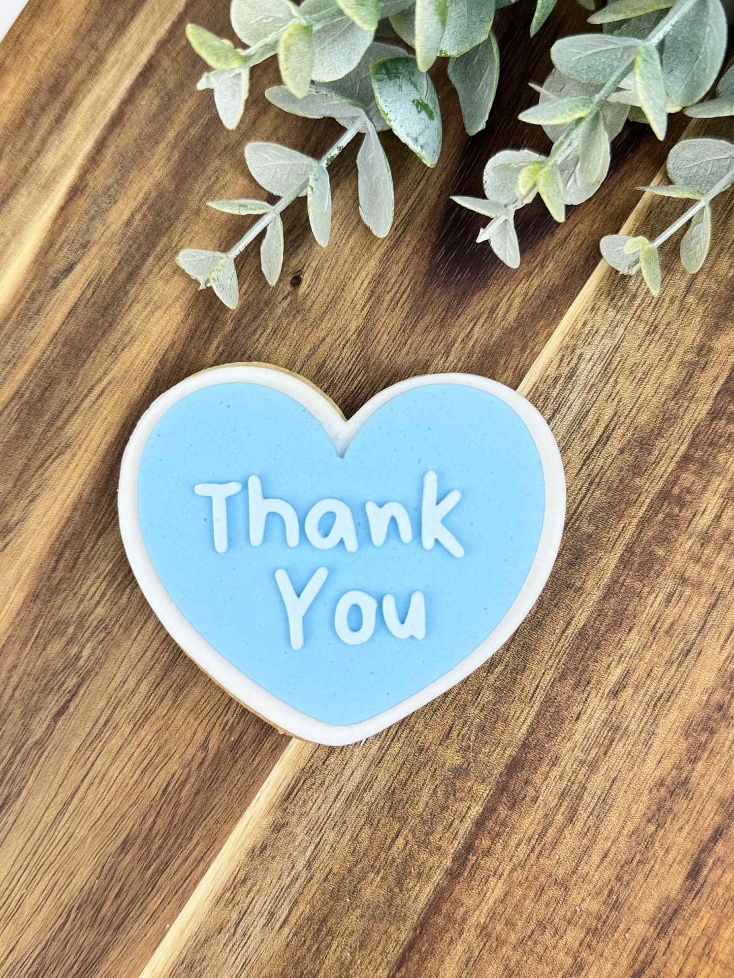 Thank You Heart Cookie Cutter & Stamp