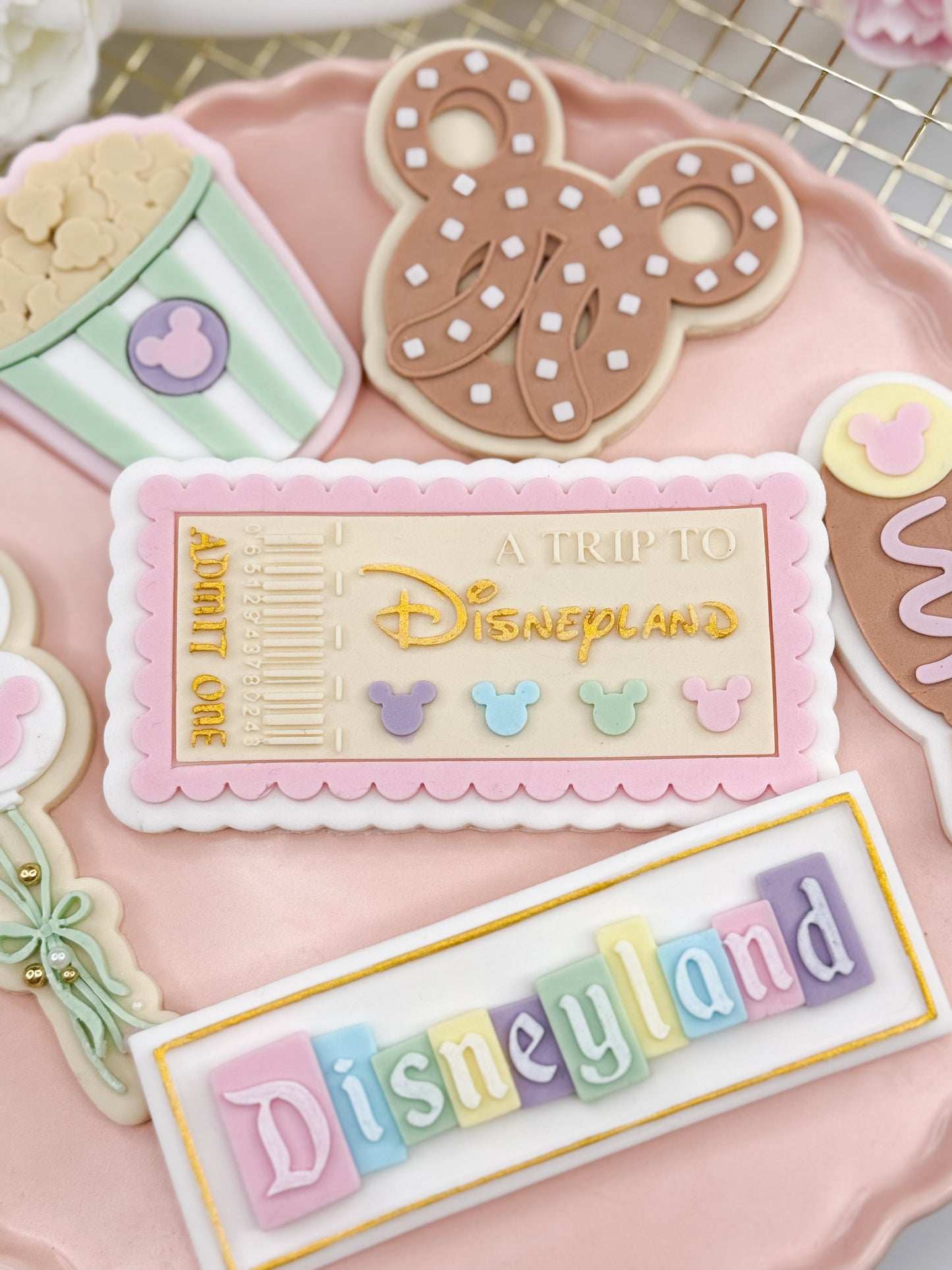 Character Entrance Ticket Cookie Cutter & Stamp