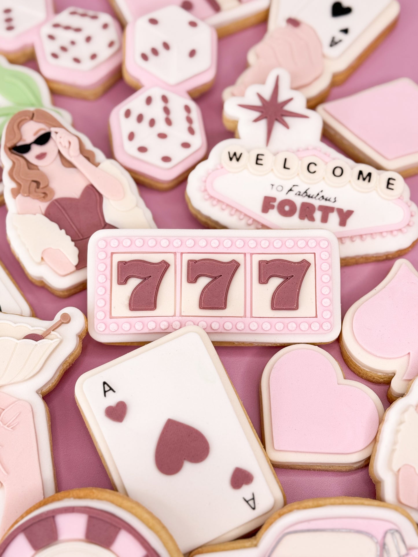 Slot Machine 777 Cookie Cutter & Stamp