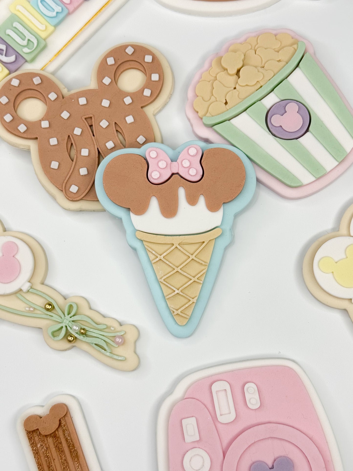 Girl Mouse Ice-Cream Cookie Cutter & Stamp