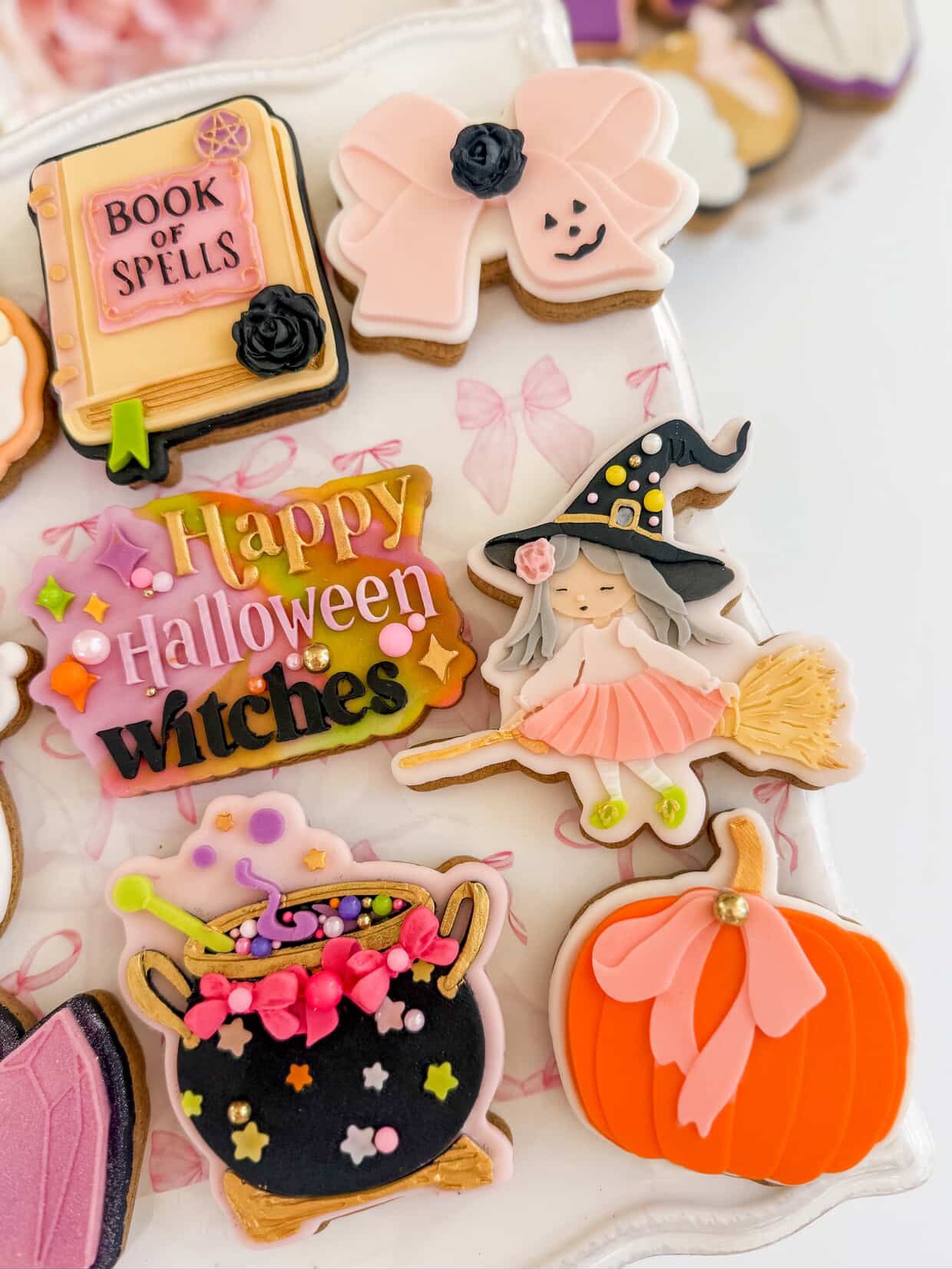 Happy Halloween Witches Cookie Cutter & Stamp