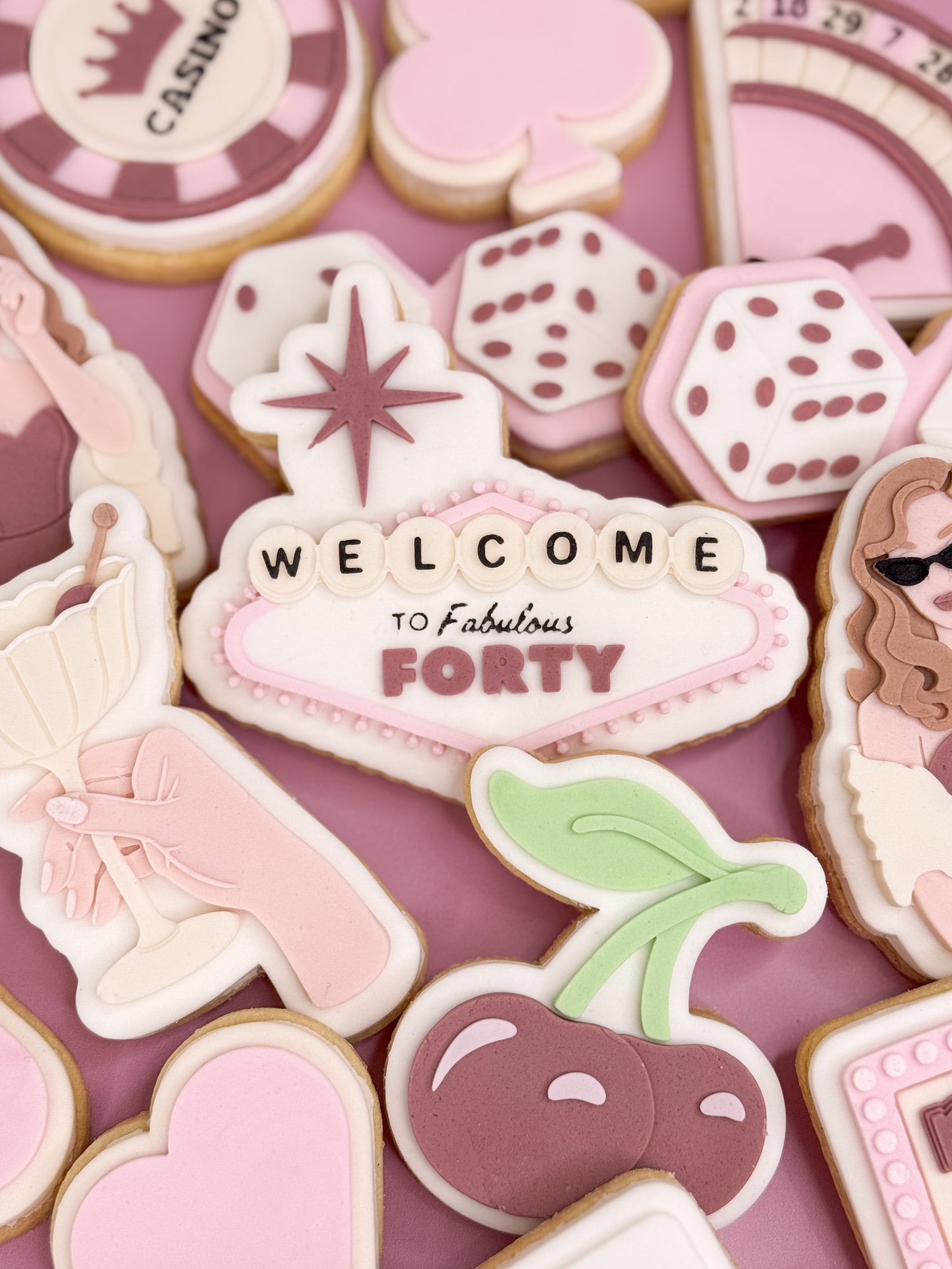Welcome To Fabulous FORTY Cookie Cutter & Stamp