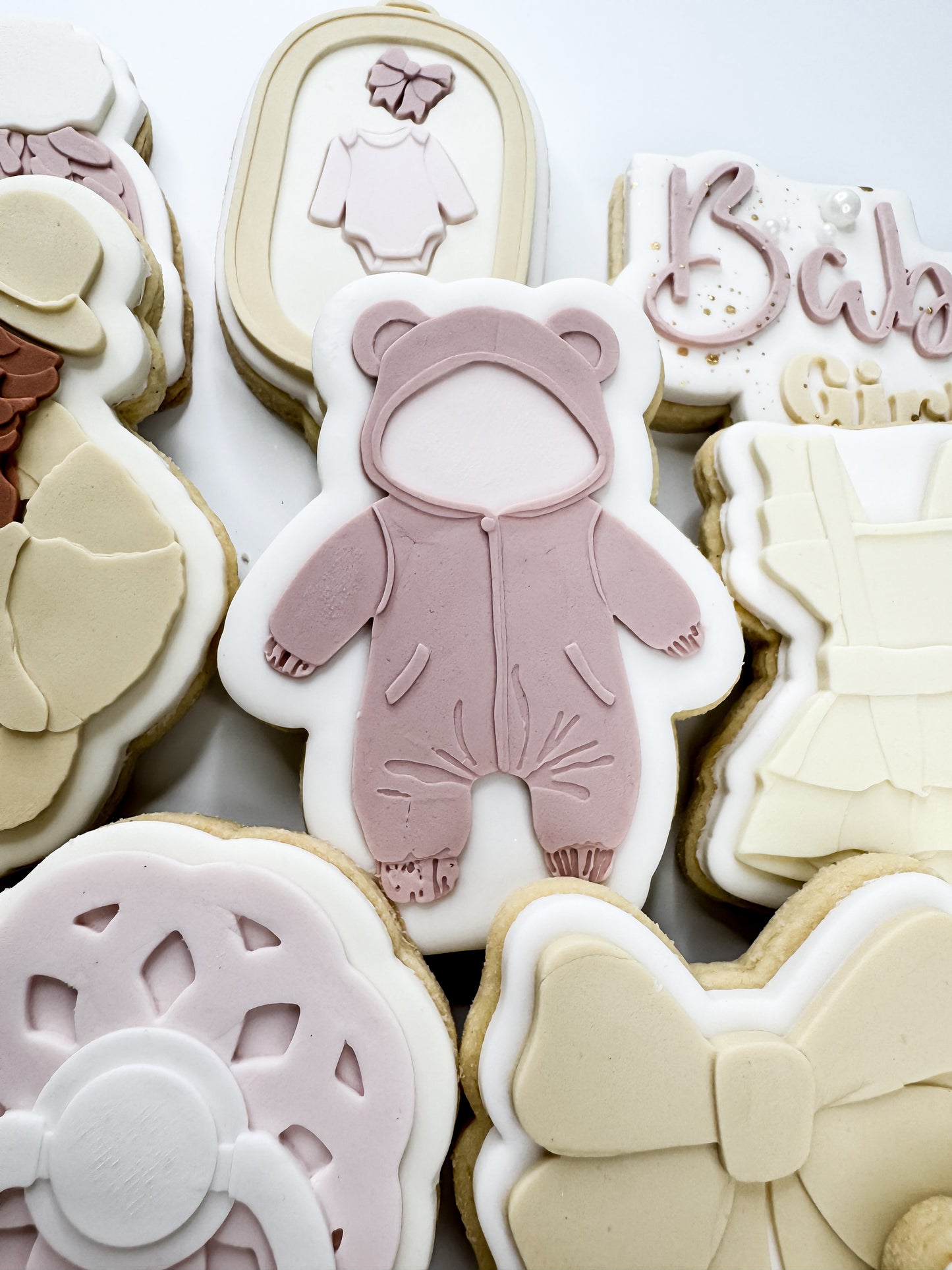 Baby Bear Romper Cookie Cutter & Stamp