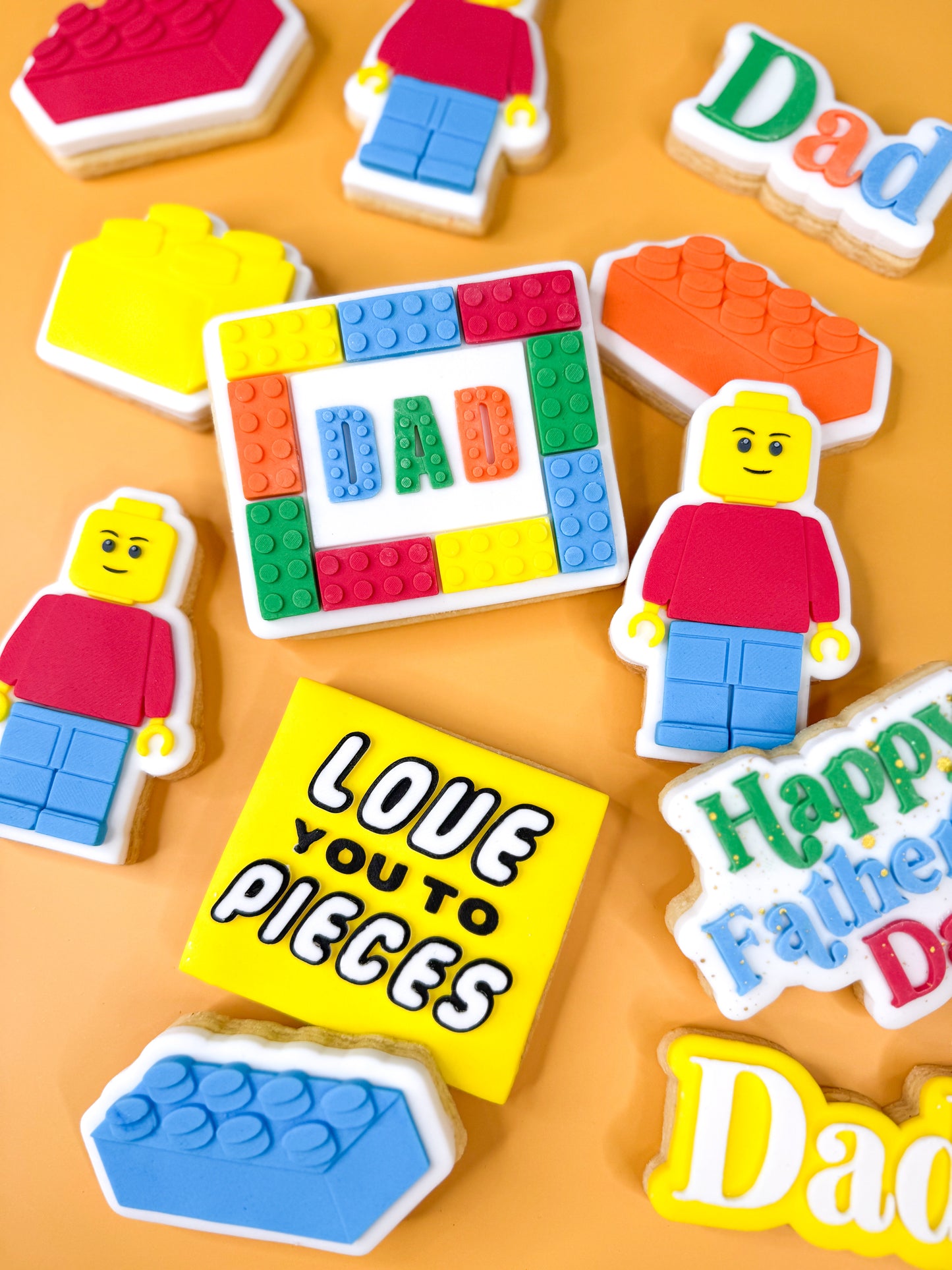 Brick Man Cookie Cutter & Stamp