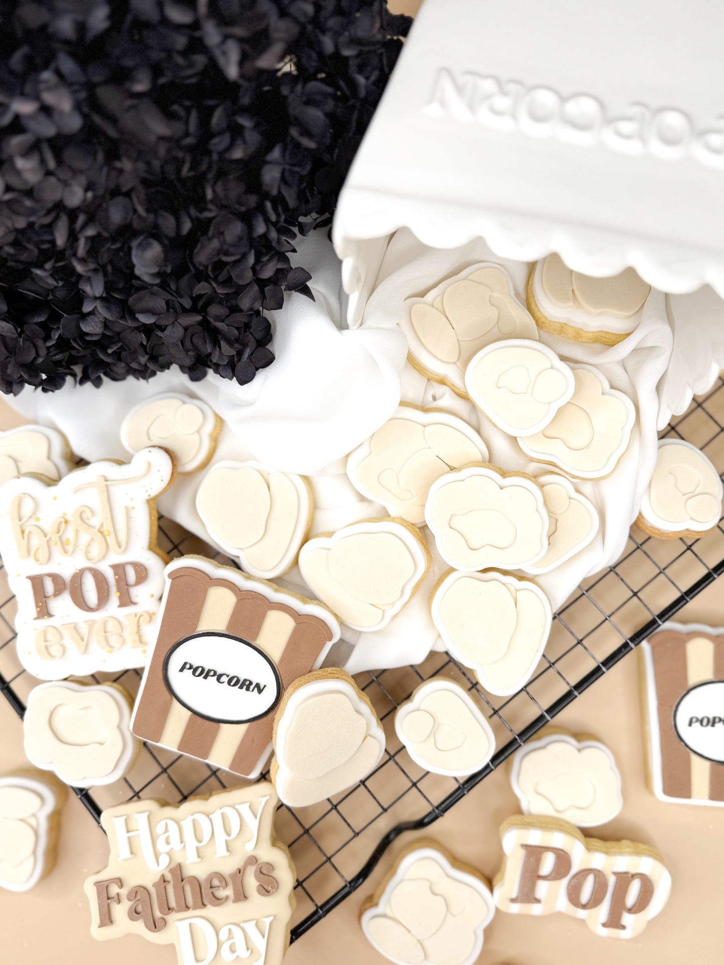 Popcorn Pieces Cookie Cutter & Stamp