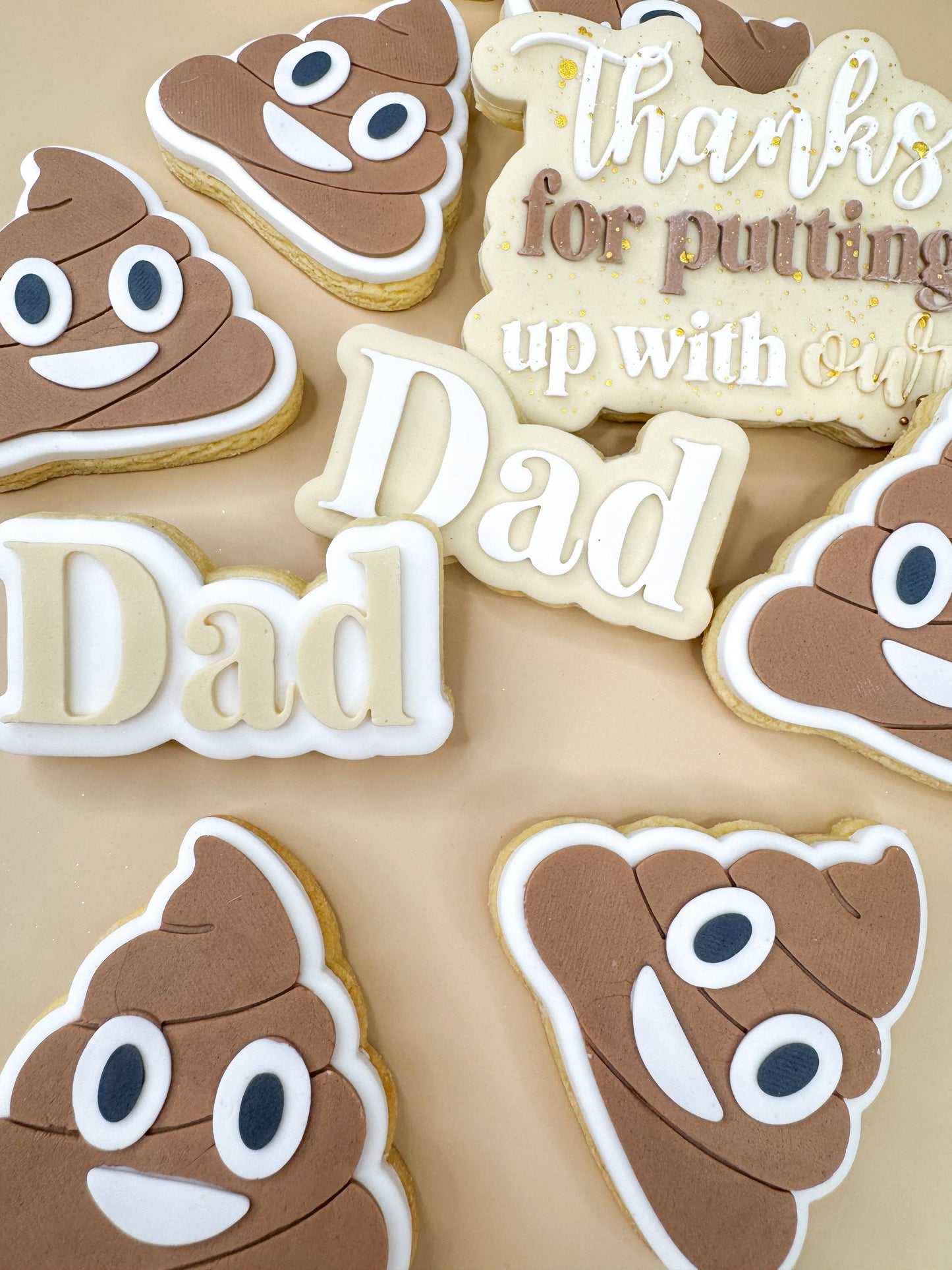 Poop Emoji Cookie Cutter & Stamp