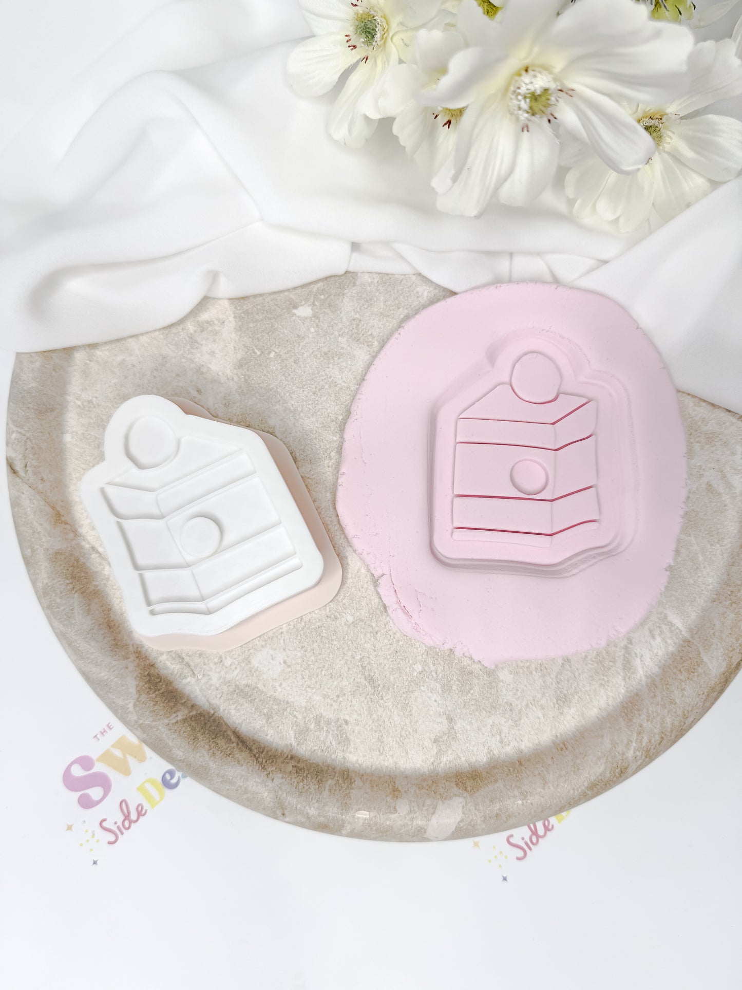 Cake Cookie Cutter & Stamp