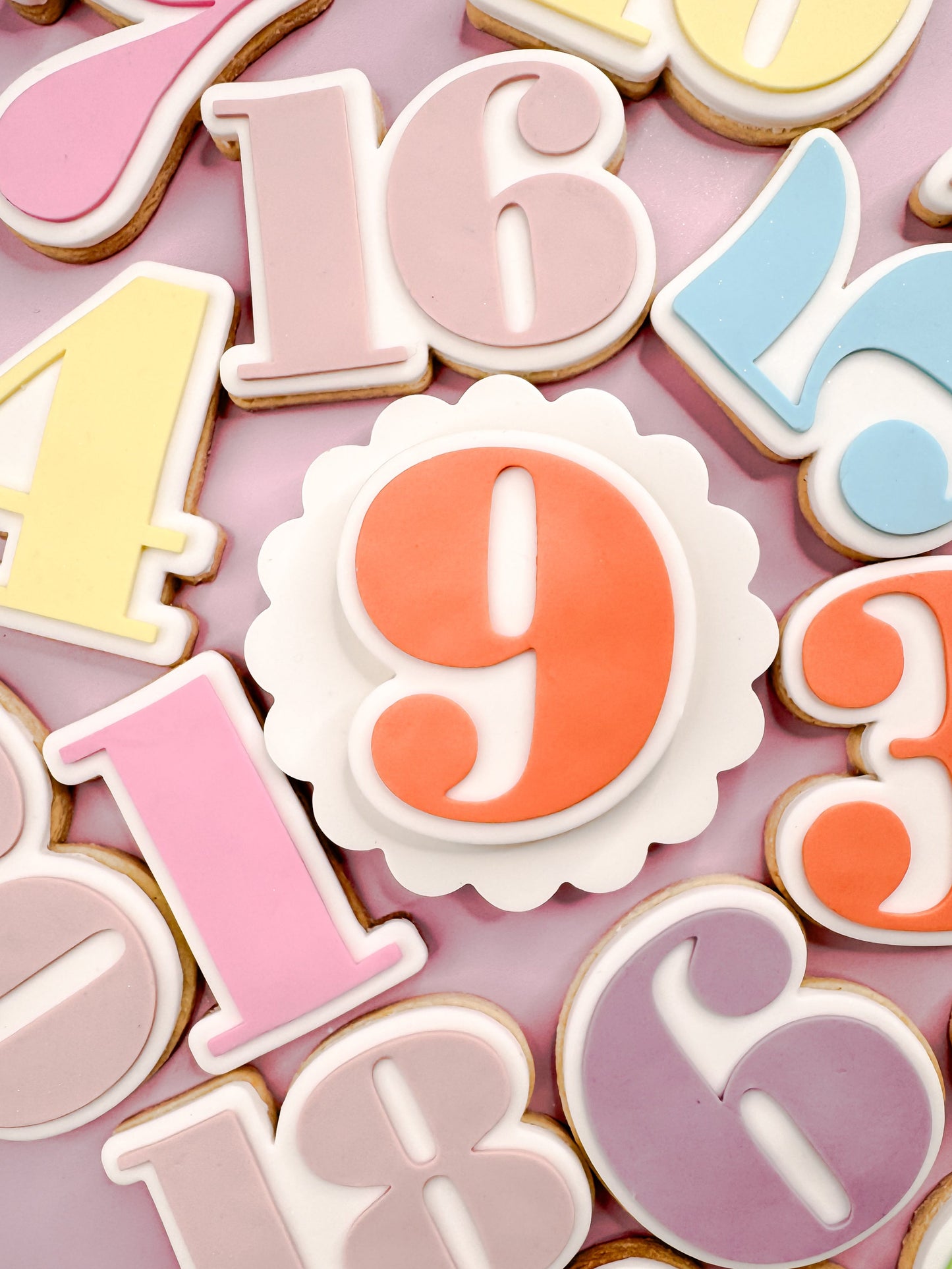 NINE Cookie Cutter & Stamp
