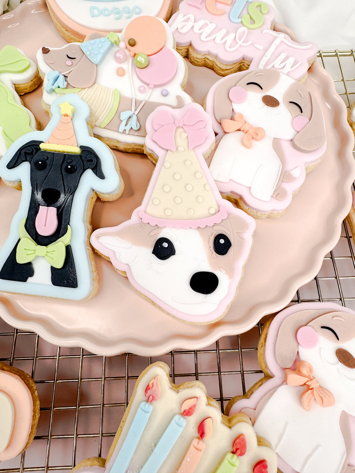 Miniature Fox Terrier Party Cookie Cutter & Stamp