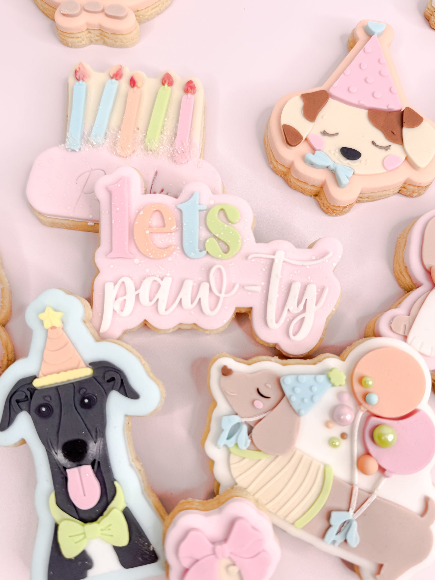 Lets Paw-Ty Cookie Cutter & Stamp