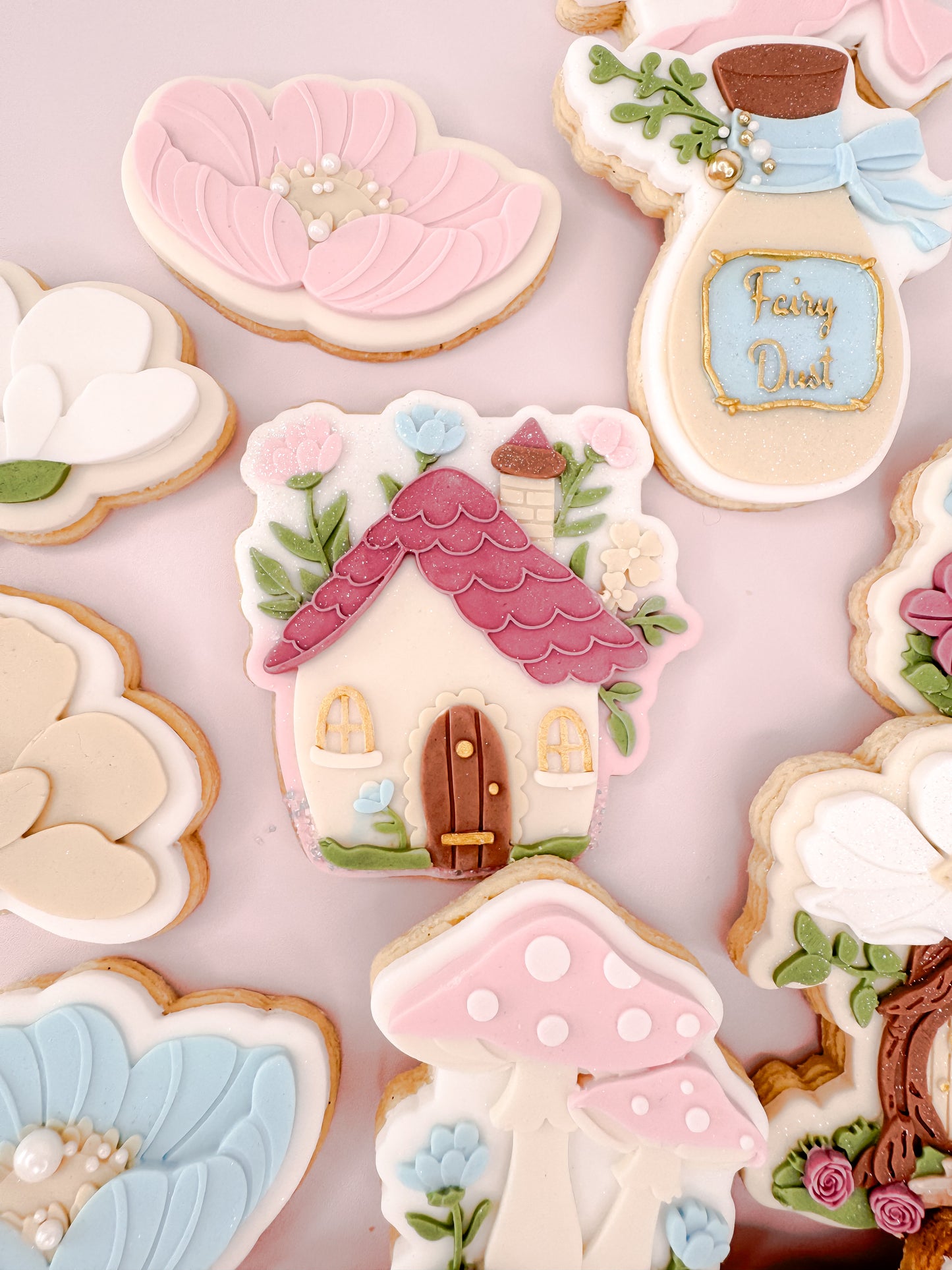 Floral Fairy House Cookie Cutter & Stamp