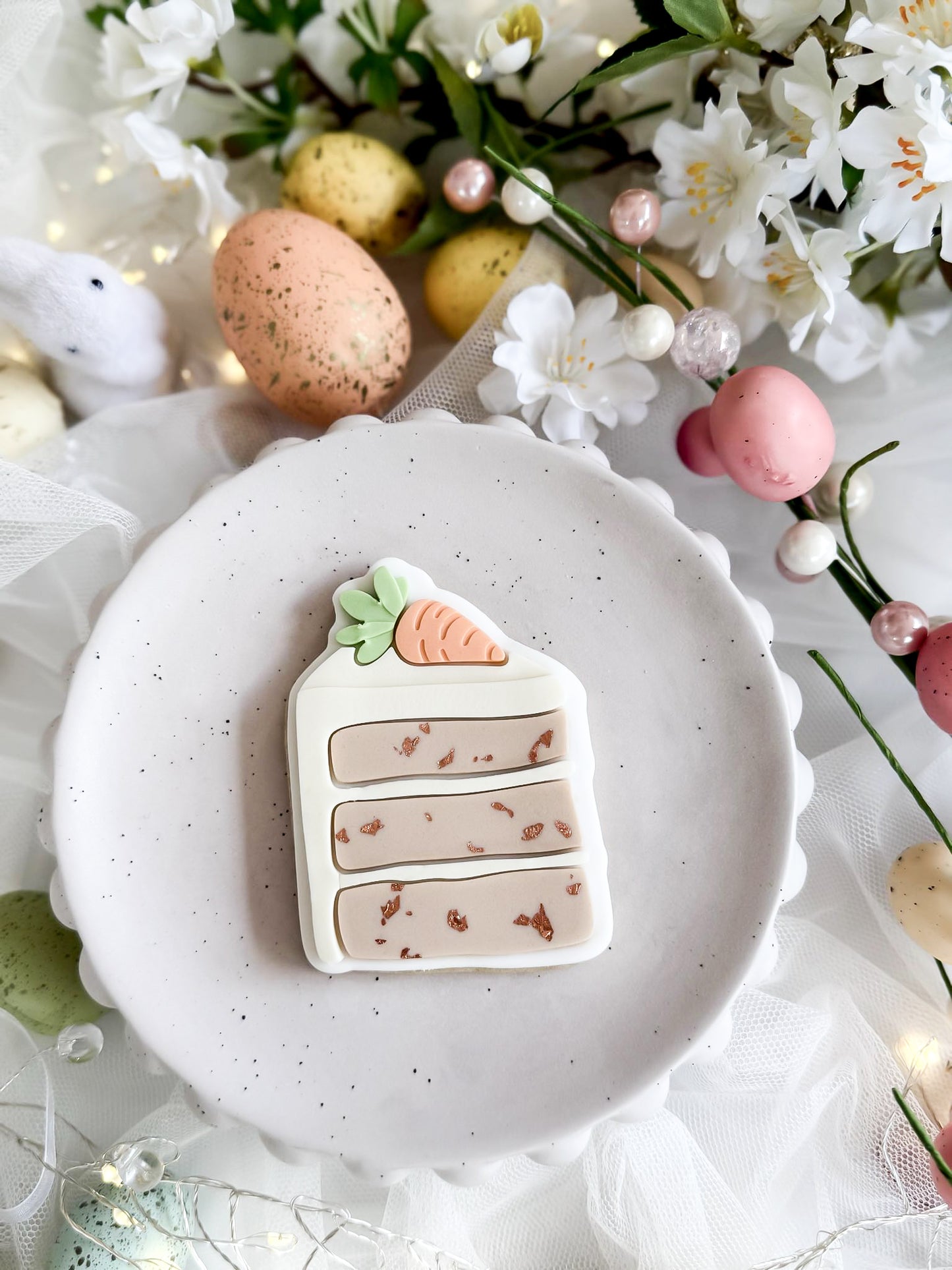 Carrot Cake Cookie Cutter & Stamp