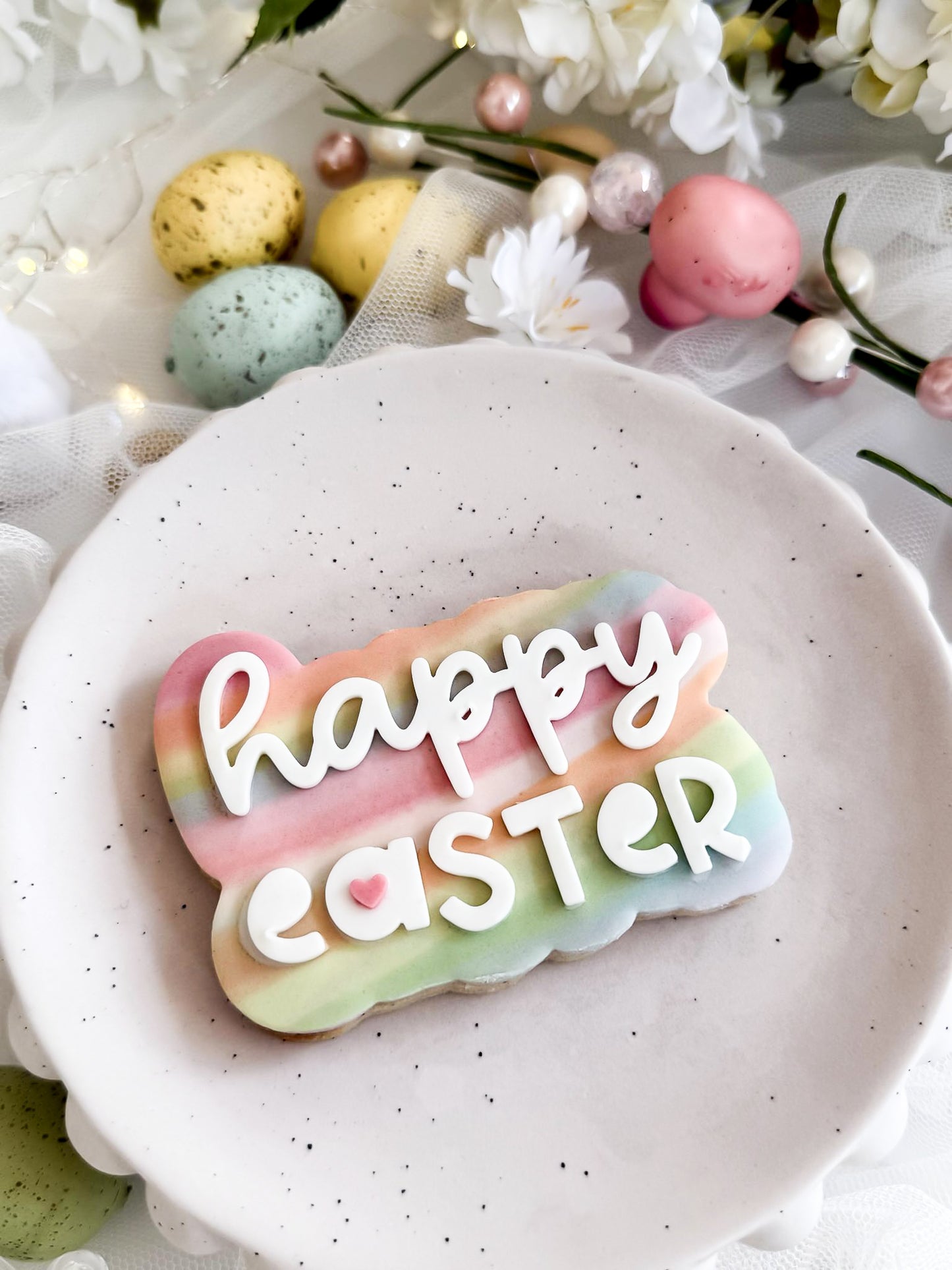 Happy Easter Cookie Cutter & Stamp