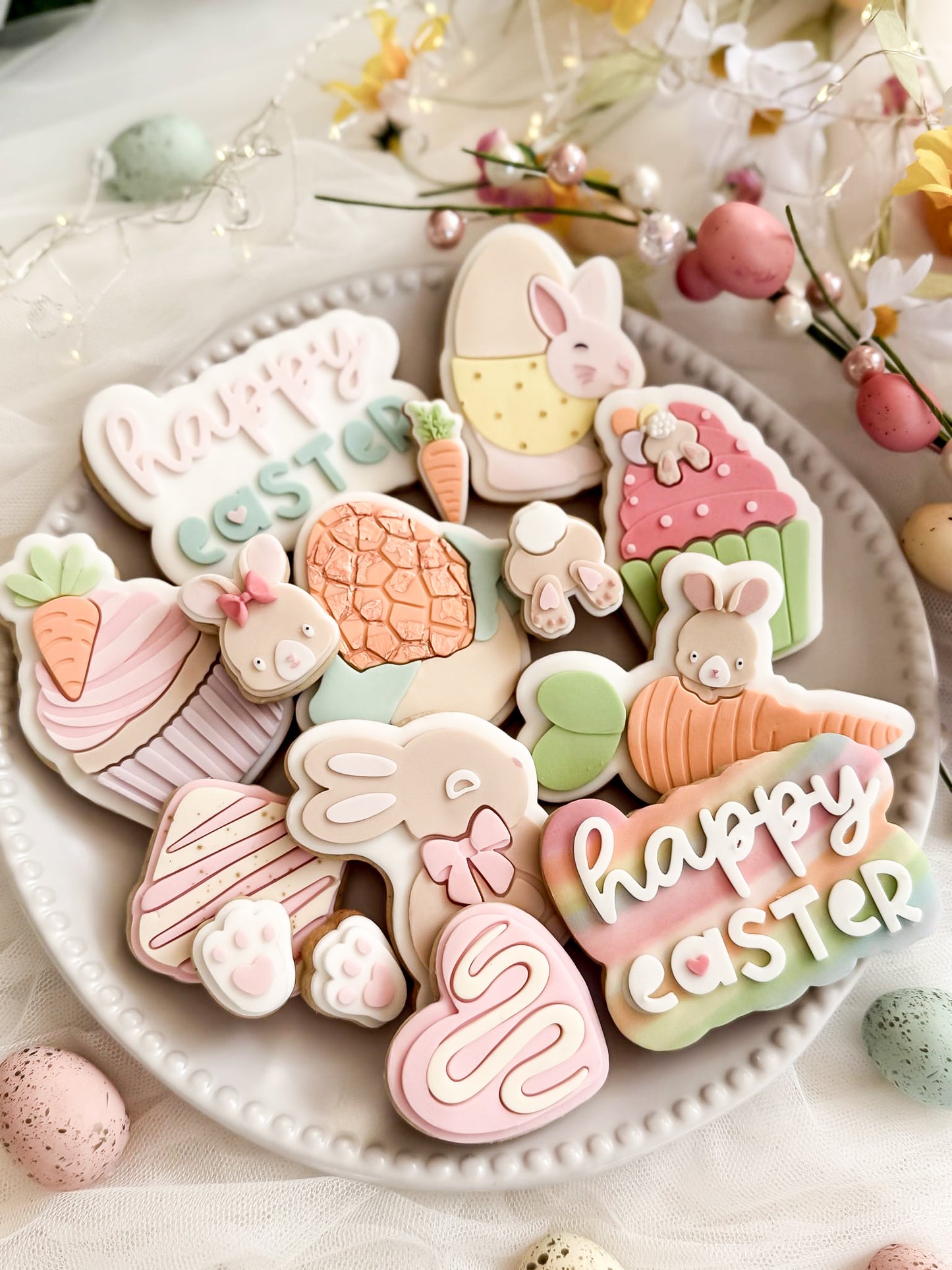 Bunny With Carrot Cookie Cutter & Stamp