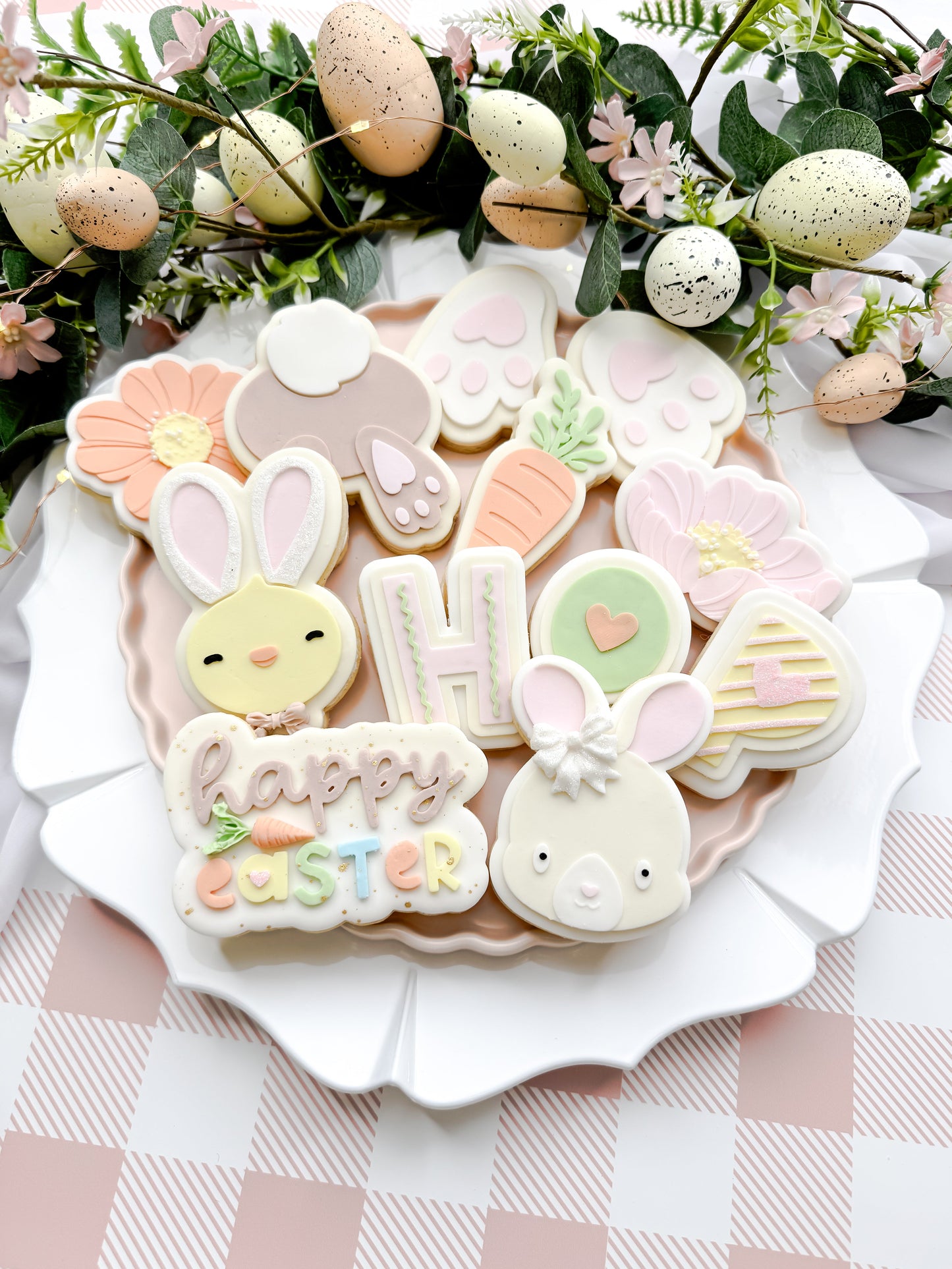 Chick Face With Bunny Ears (Smaller) Cookie Cutter & Stamp
