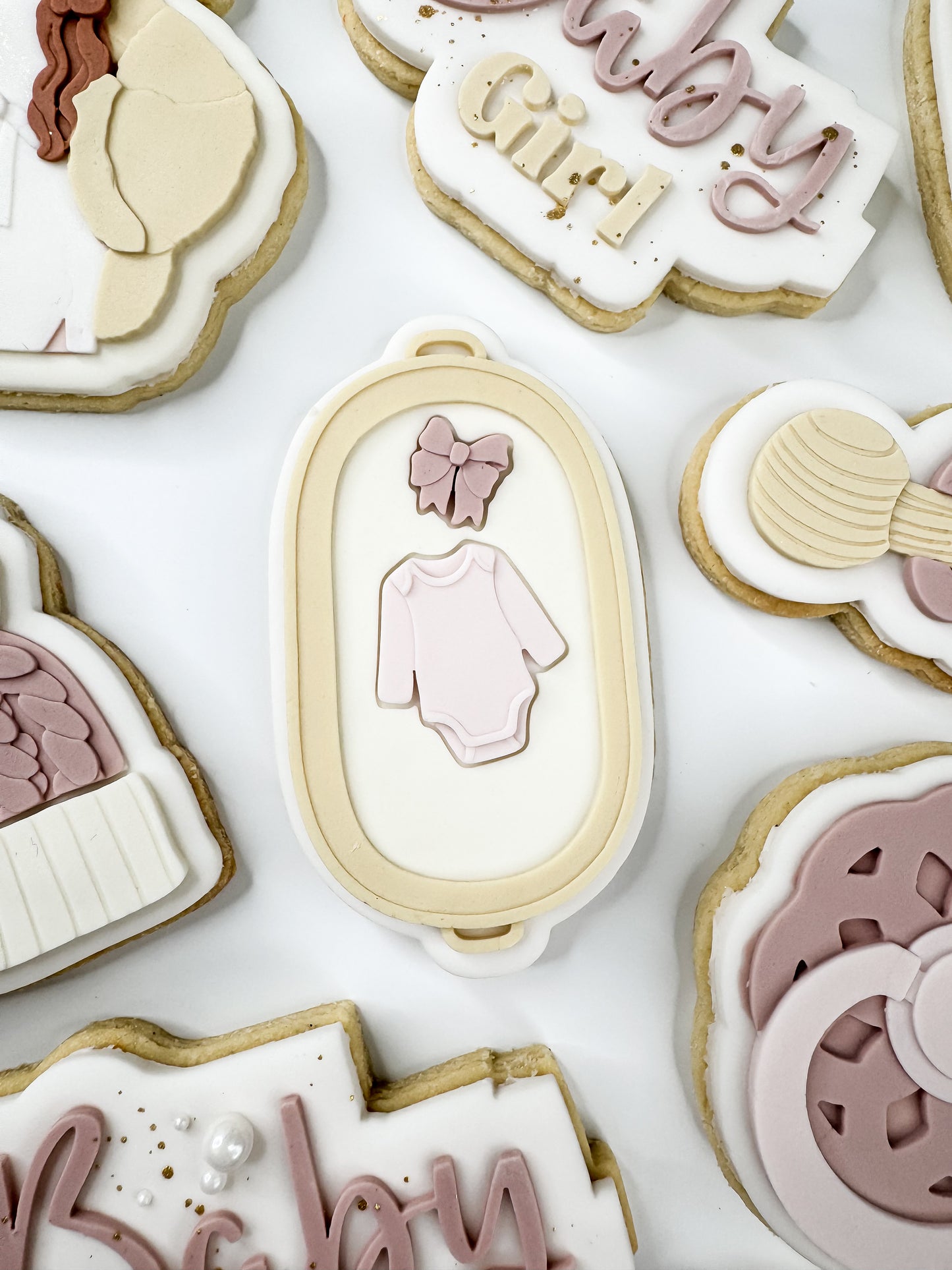 Change Mat Girl Cookie Cutter & Stamp