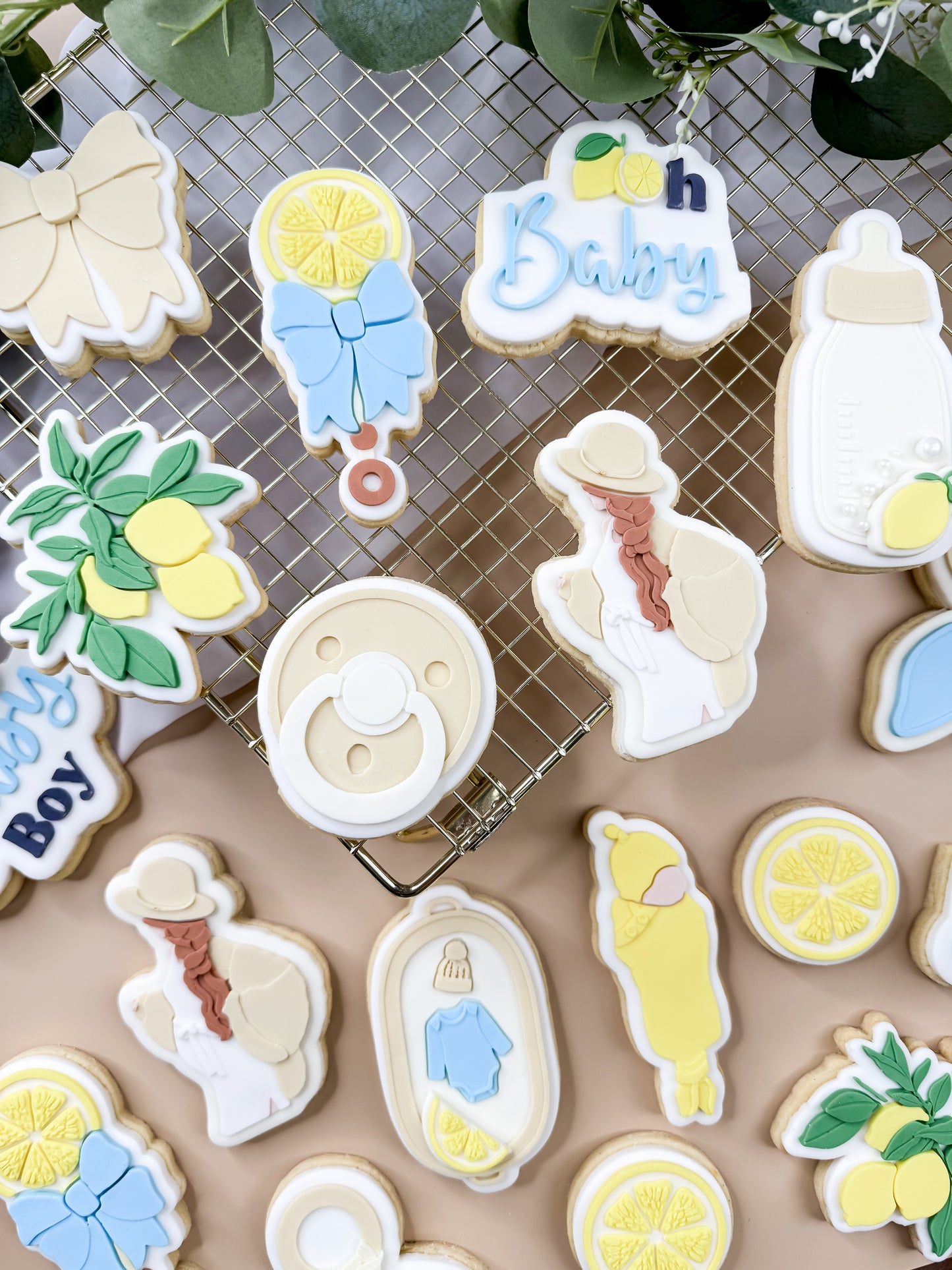 Baby Boy Text Cookie Cutter & Stamp