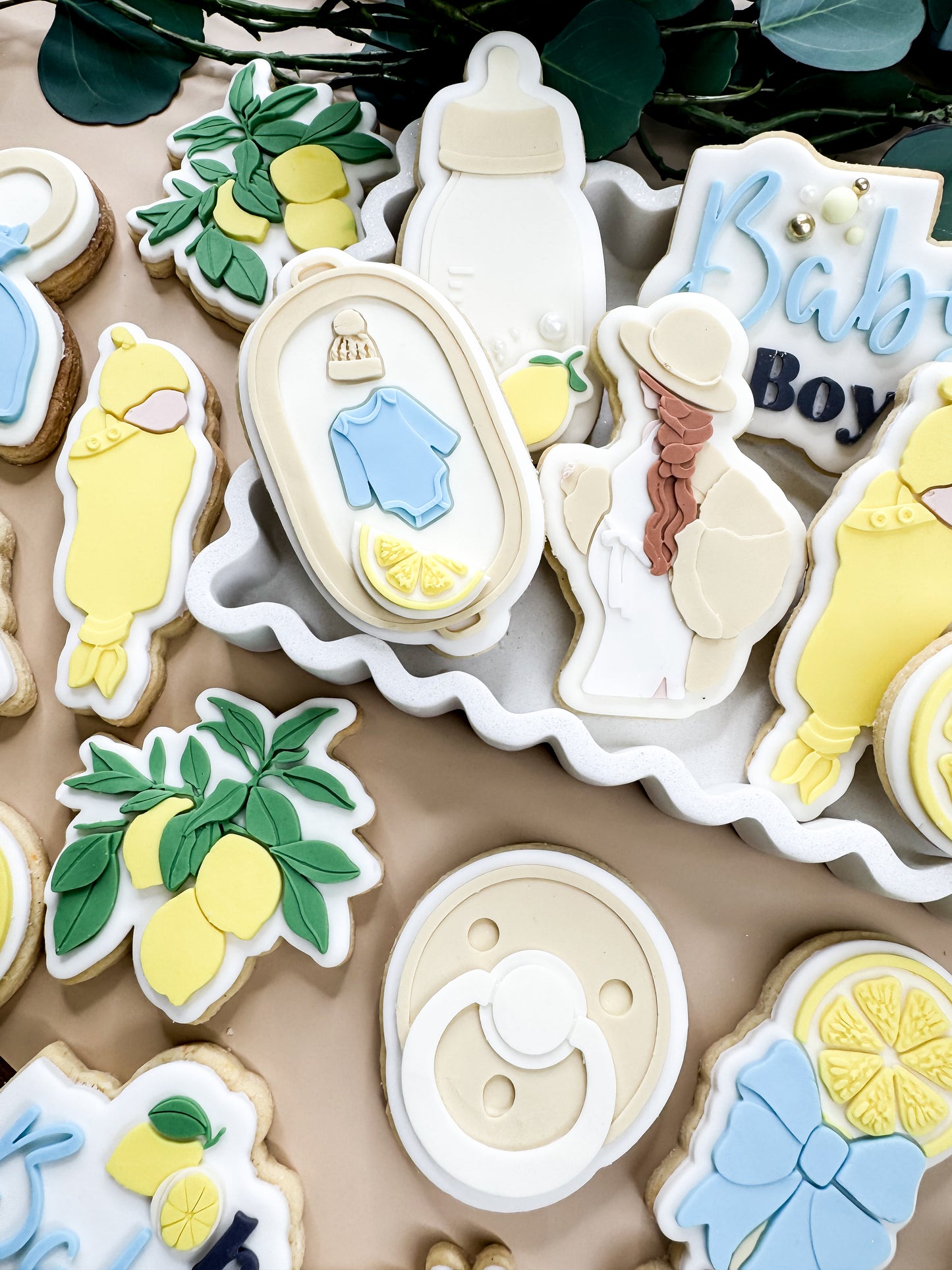 Baby Boy Text Cookie Cutter & Stamp