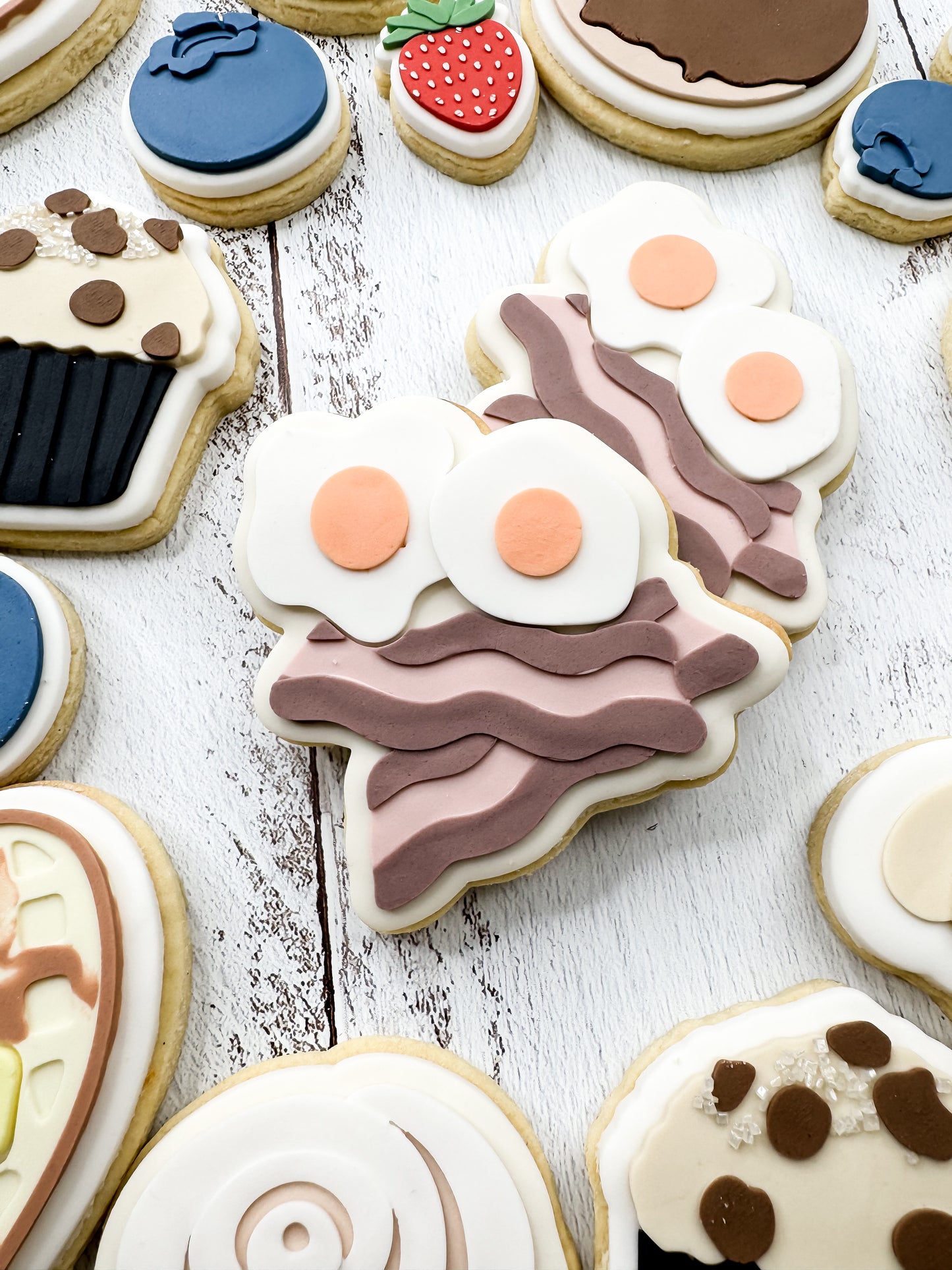 Bacon & Eggs Cookie Cutter & Stamp