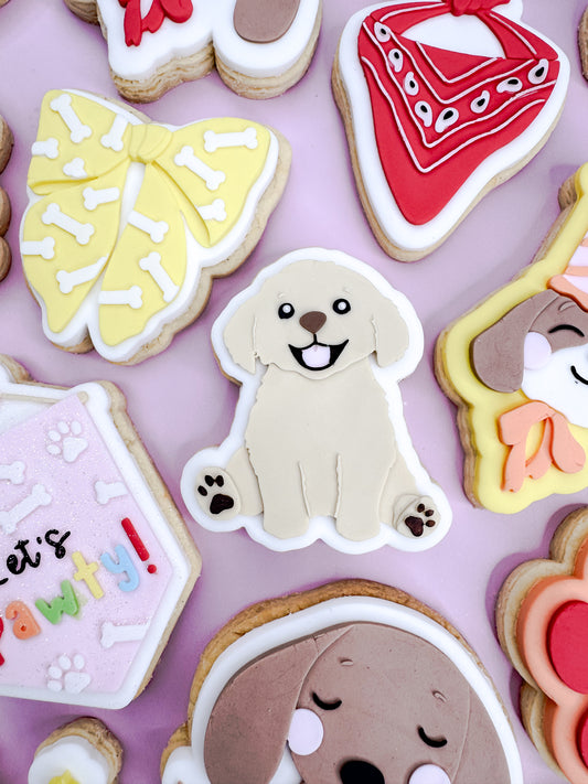 Golden Retriever Puppy Cookie Cutter & Stamp