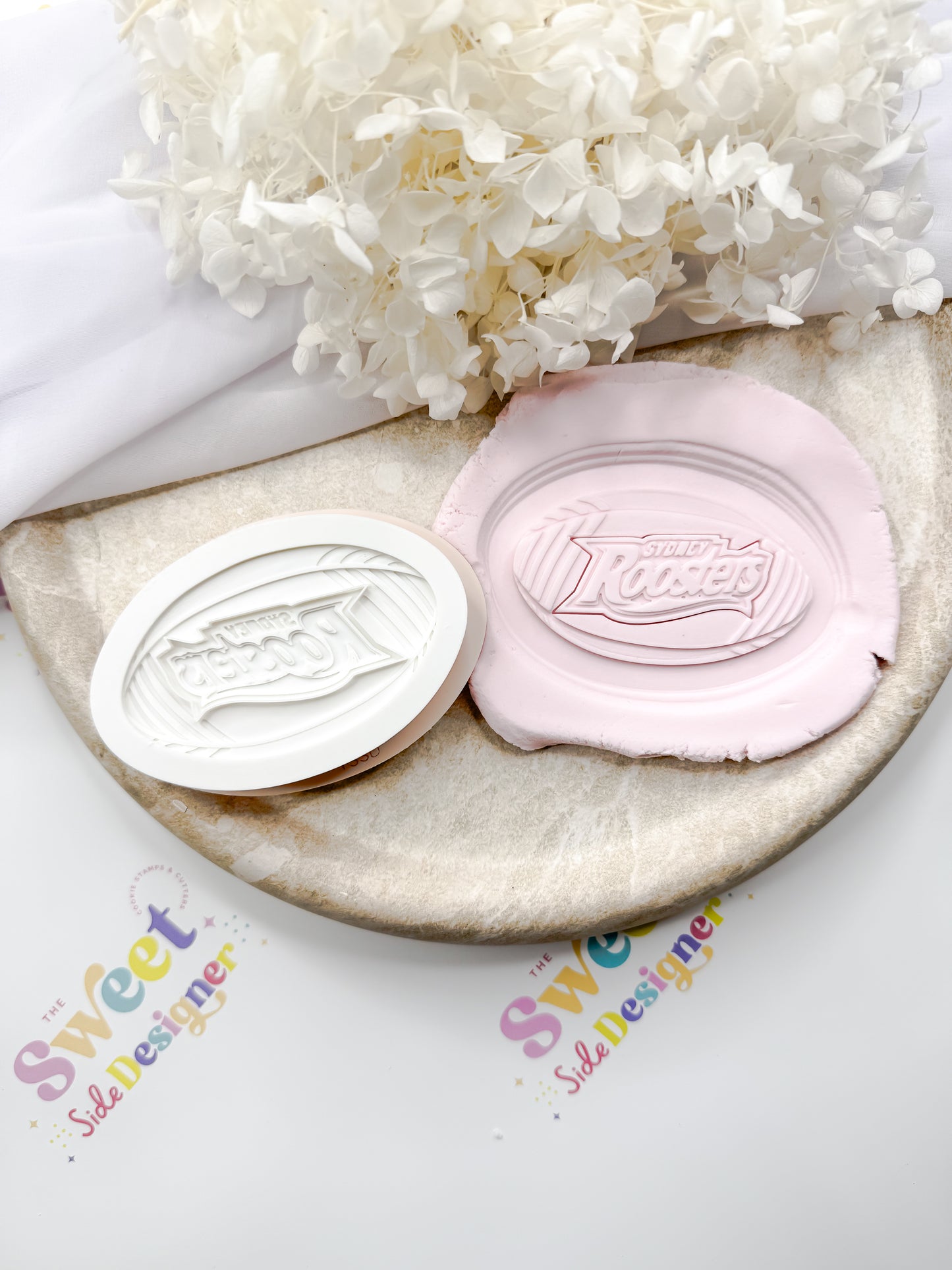 Sydney Roosters Football Cookie Cutter & Stamp
