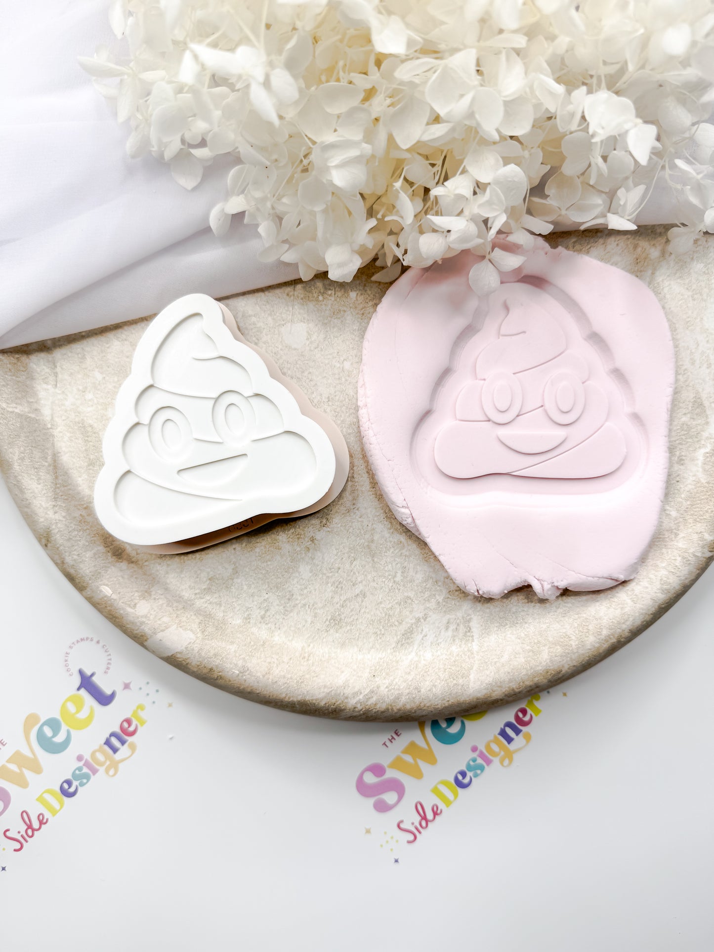 Poop Emoji Cookie Cutter & Stamp