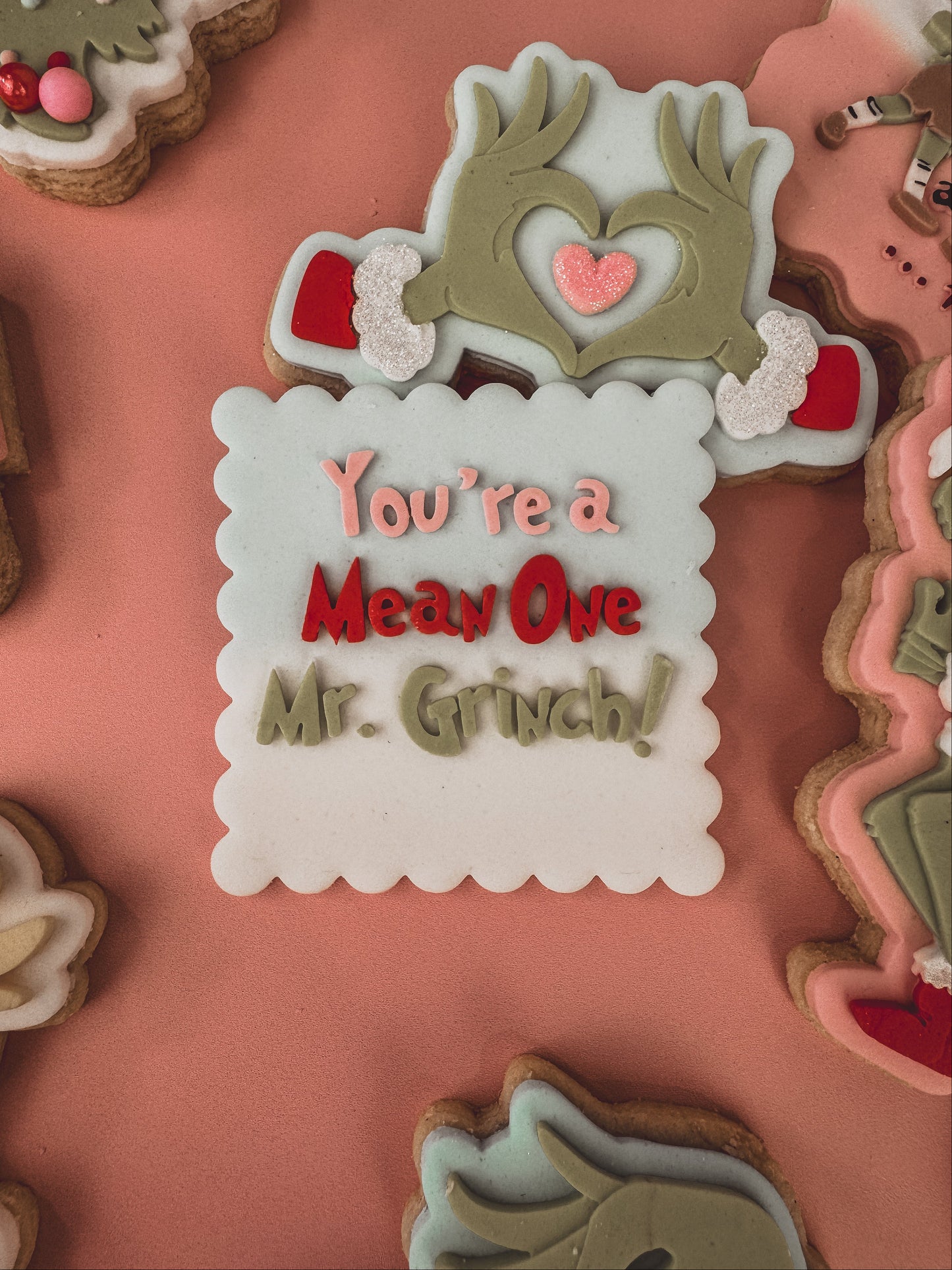 You're A Mean One Cookie Cutter & Stamp