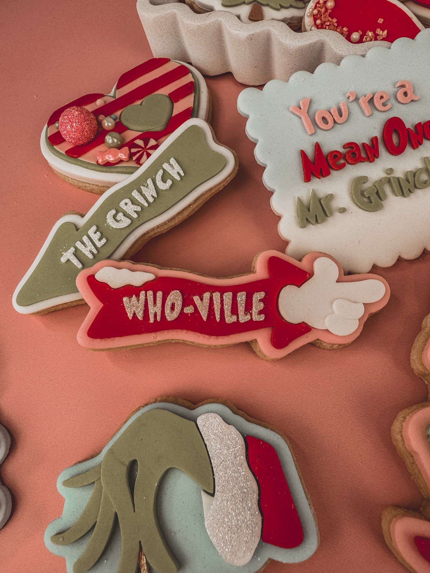 Grumpy Red Sign Cookie Cutter & Stamp
