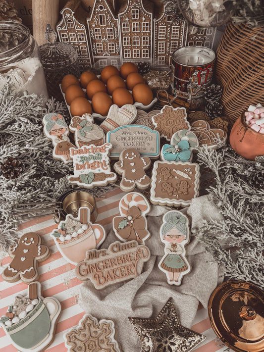 Baking Gingerbread Cookie Cutter & Stamp