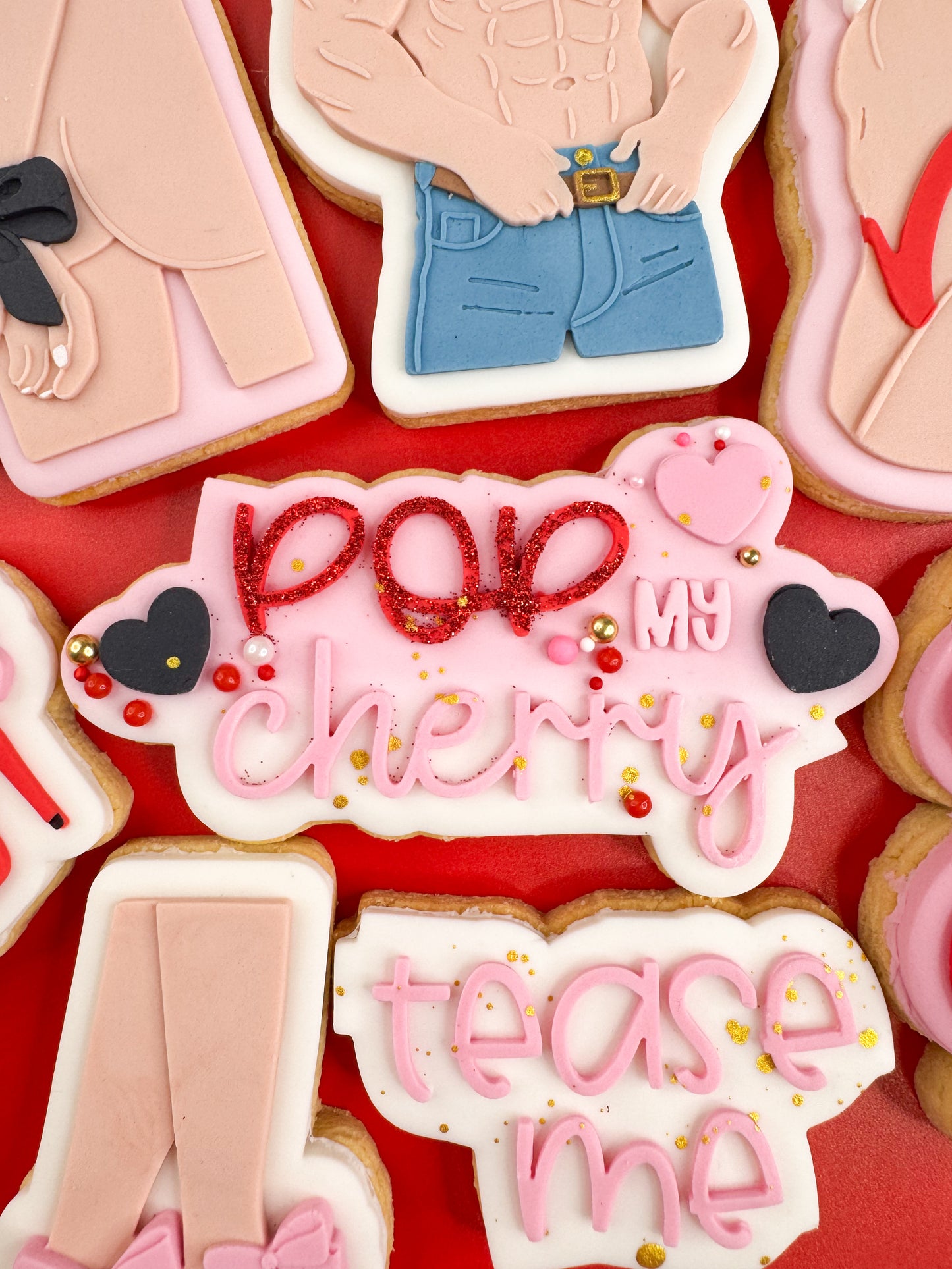 Pop My Cherry Cookie Cutter & Stamp