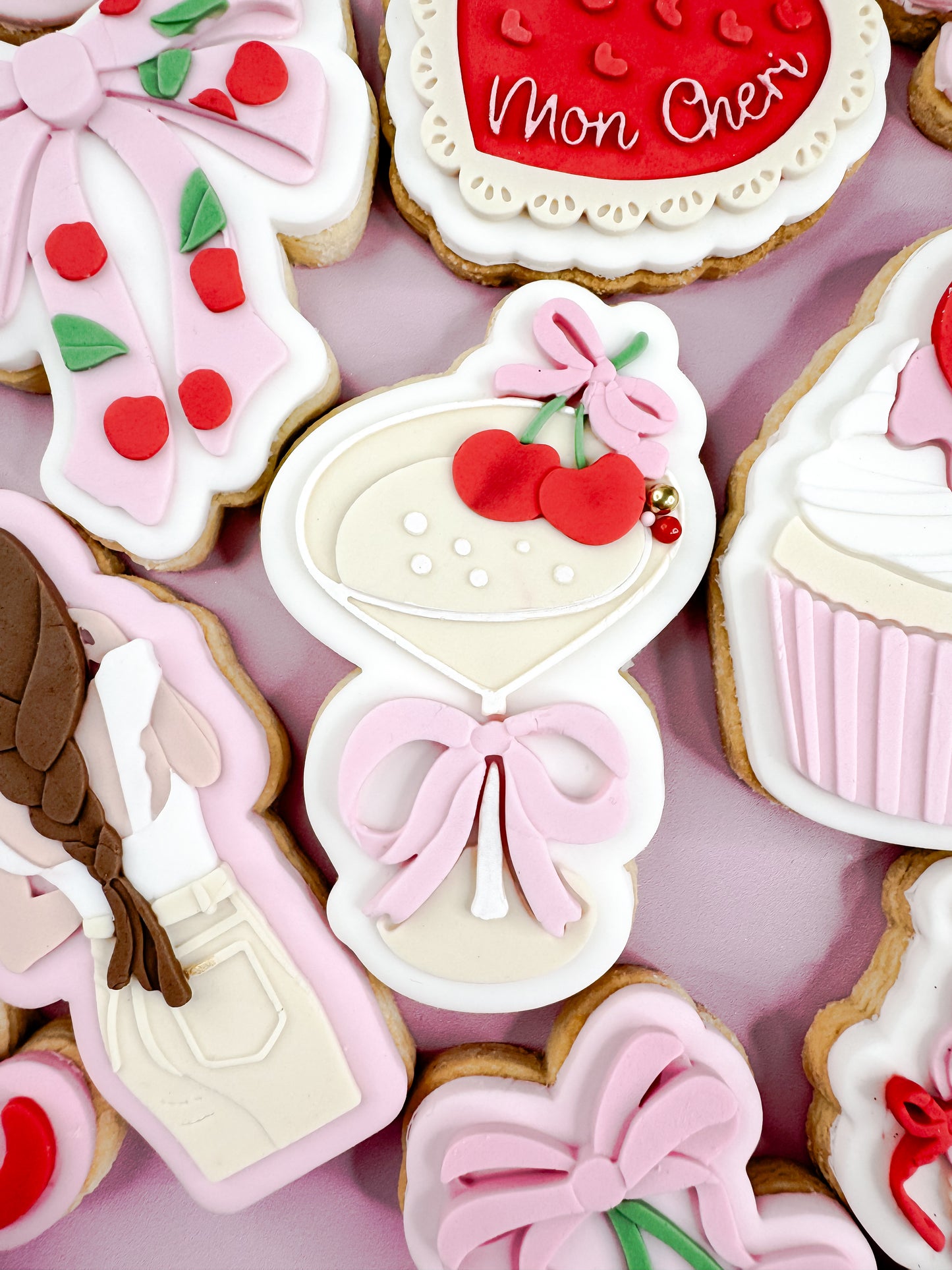 Cherry Martini Cookie Cutter & Stamp