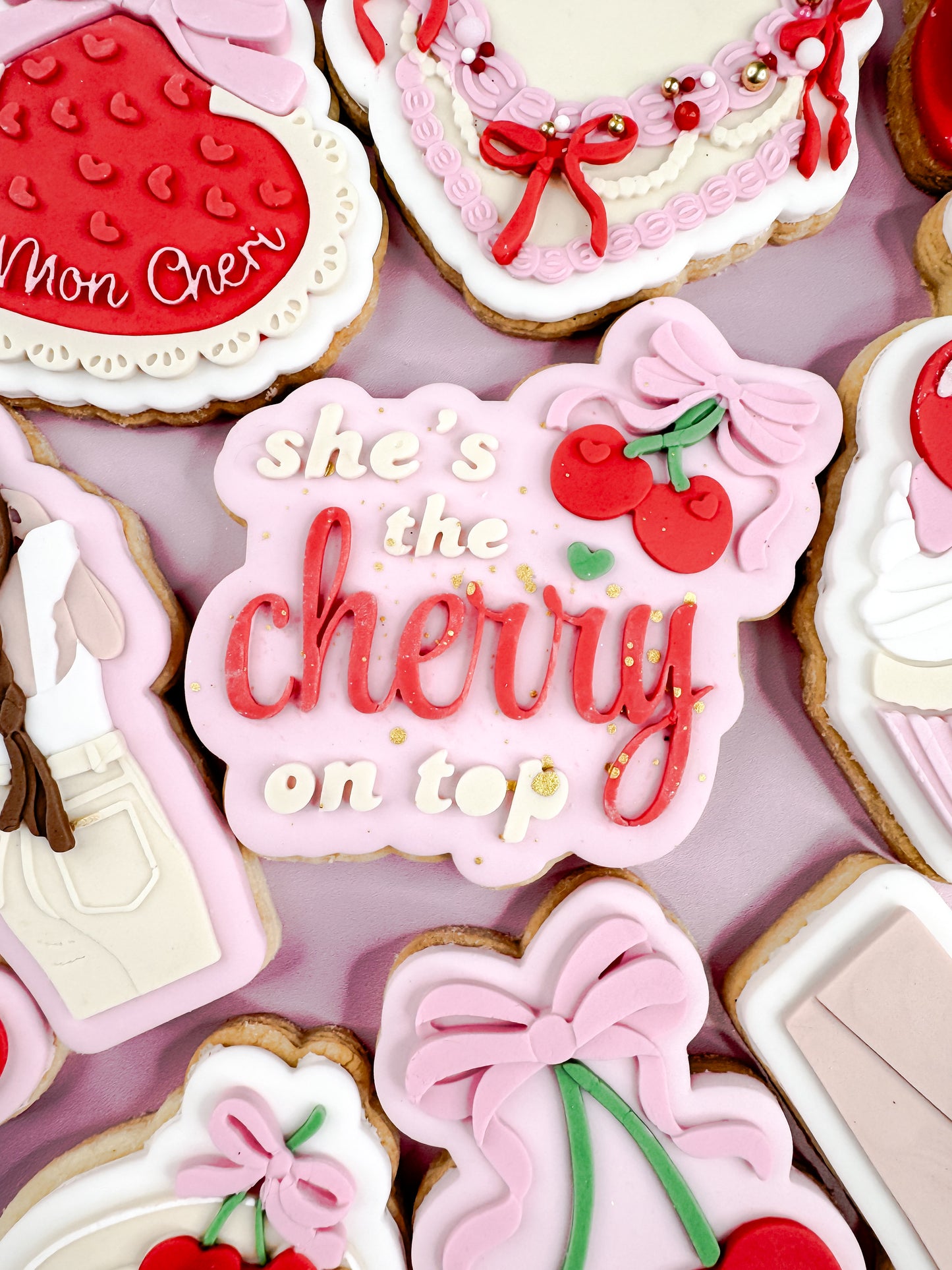 She's The Cherry On Top Cookie Cutter & Stamp