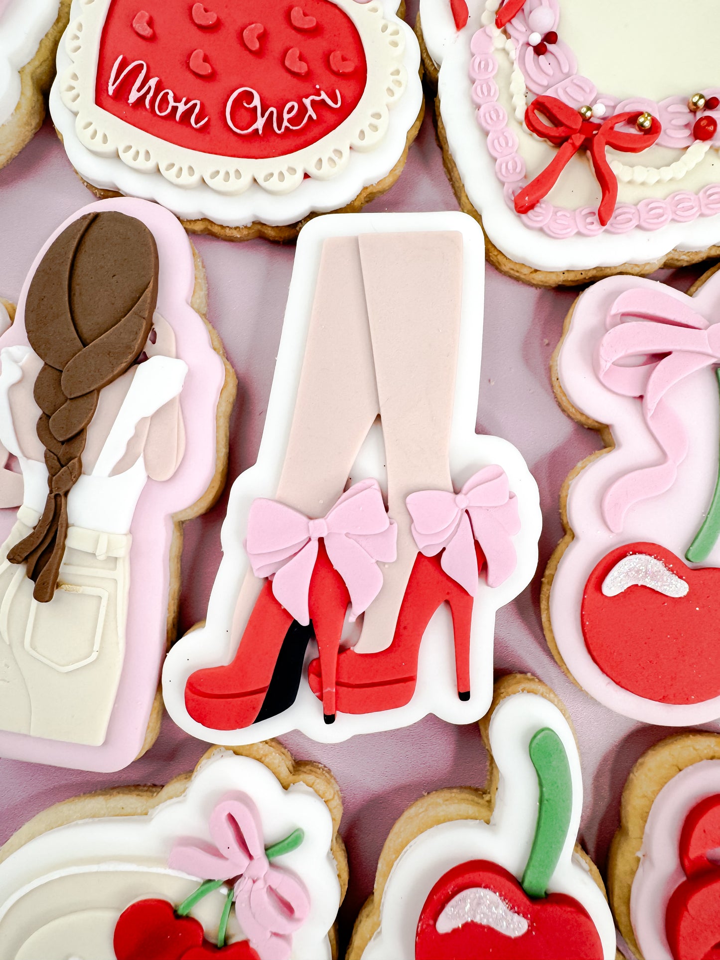 Bow Heels Cookie Cutter & Stamp