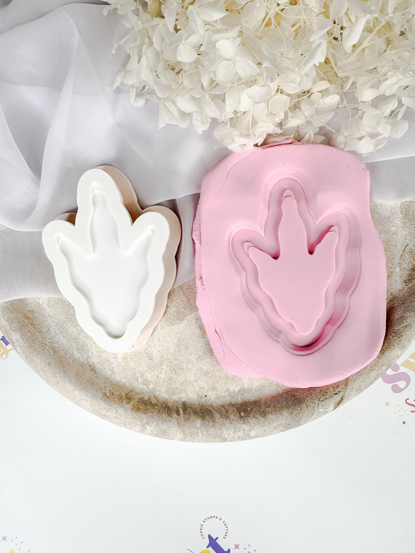 Dino Footprint Cookie Cutter & Stamp