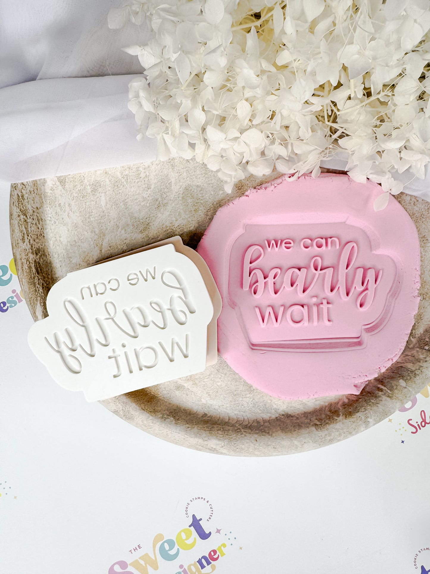 We Can Bearly Wait Cookie Cutter & Stamp