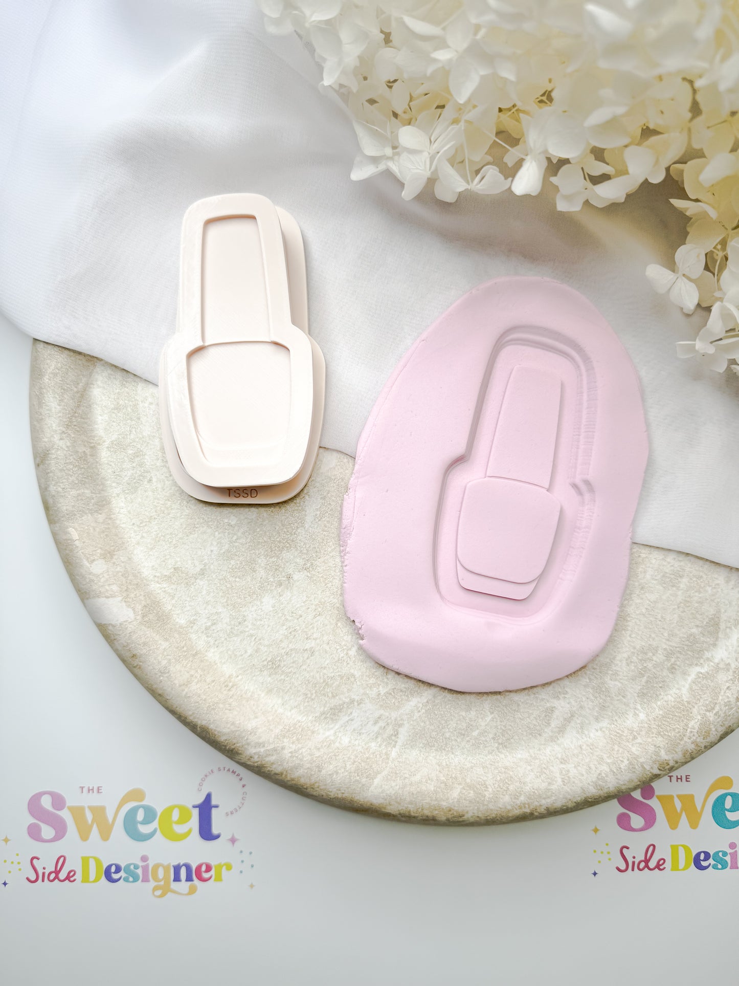 Nail Polish Cookie Cutter & Stamp