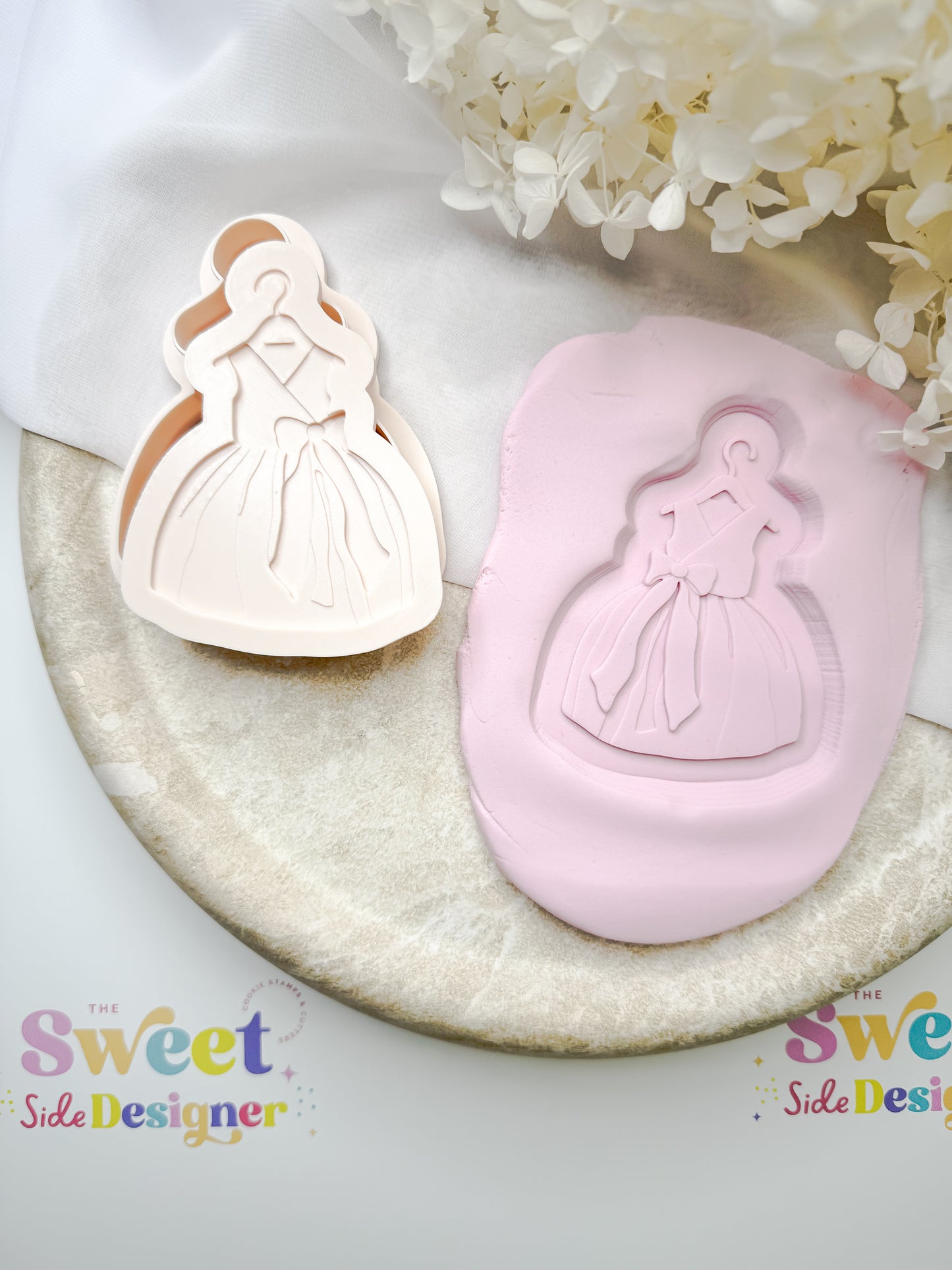 Princess Dress Cookie Cutter & Stamp