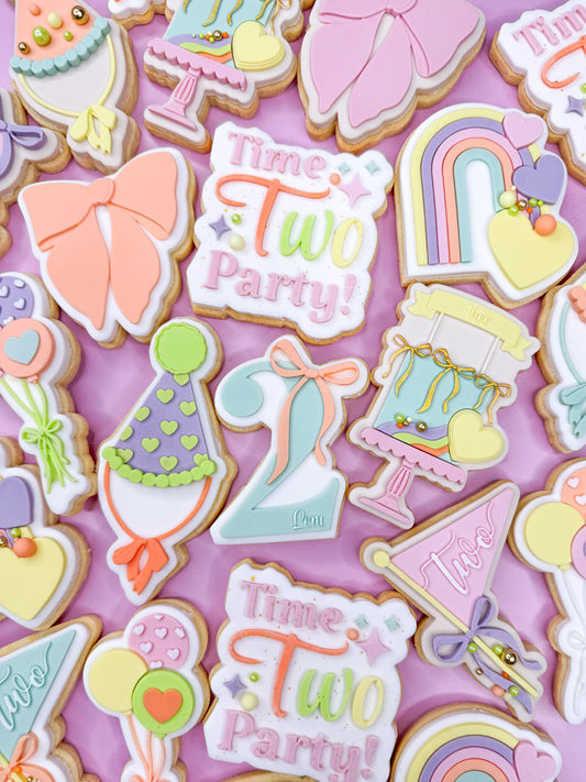 Heart Rainbow Cookie Cutter & Stamp