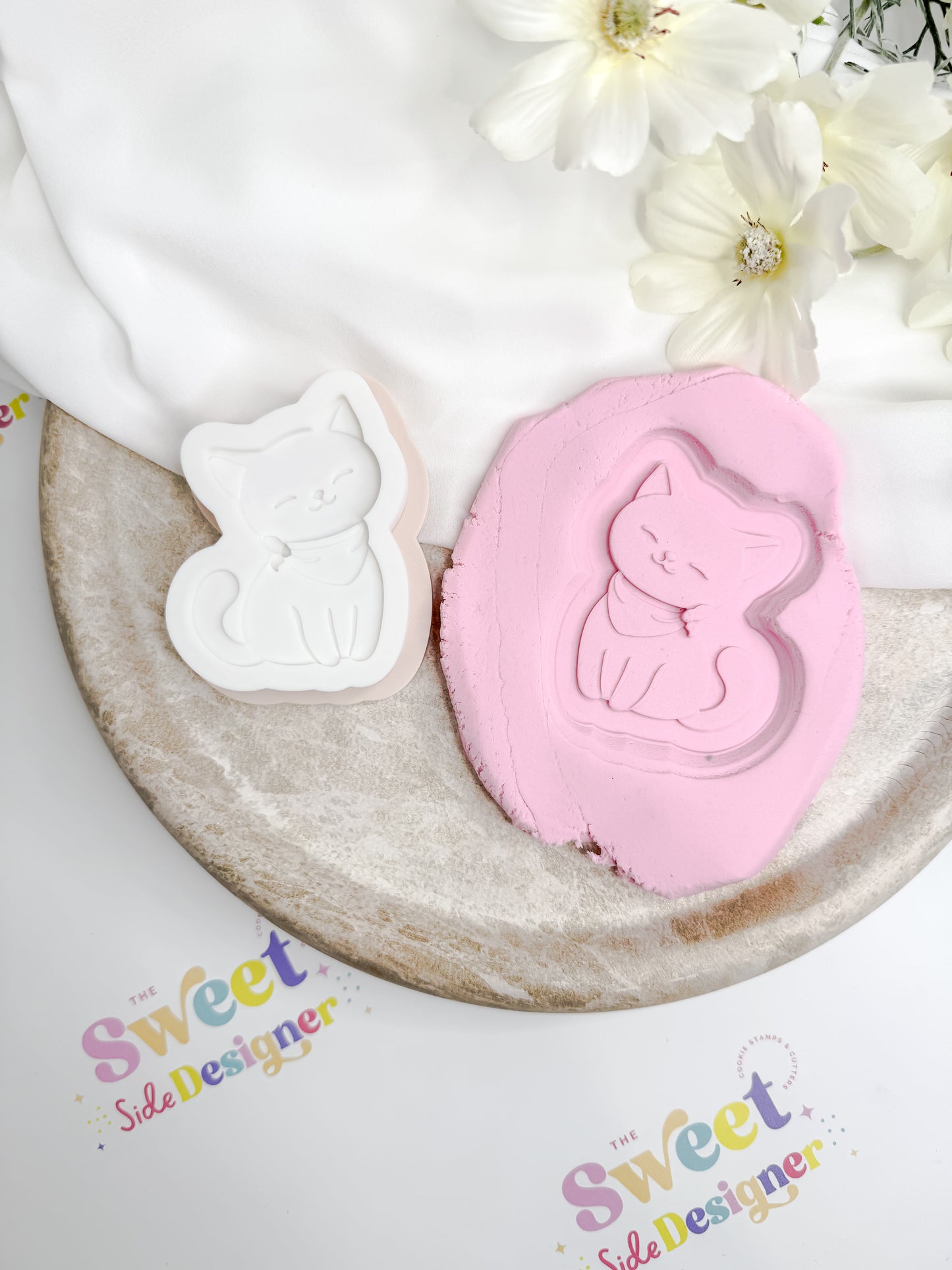 Farm Cat Cookie Cutter & Stamp