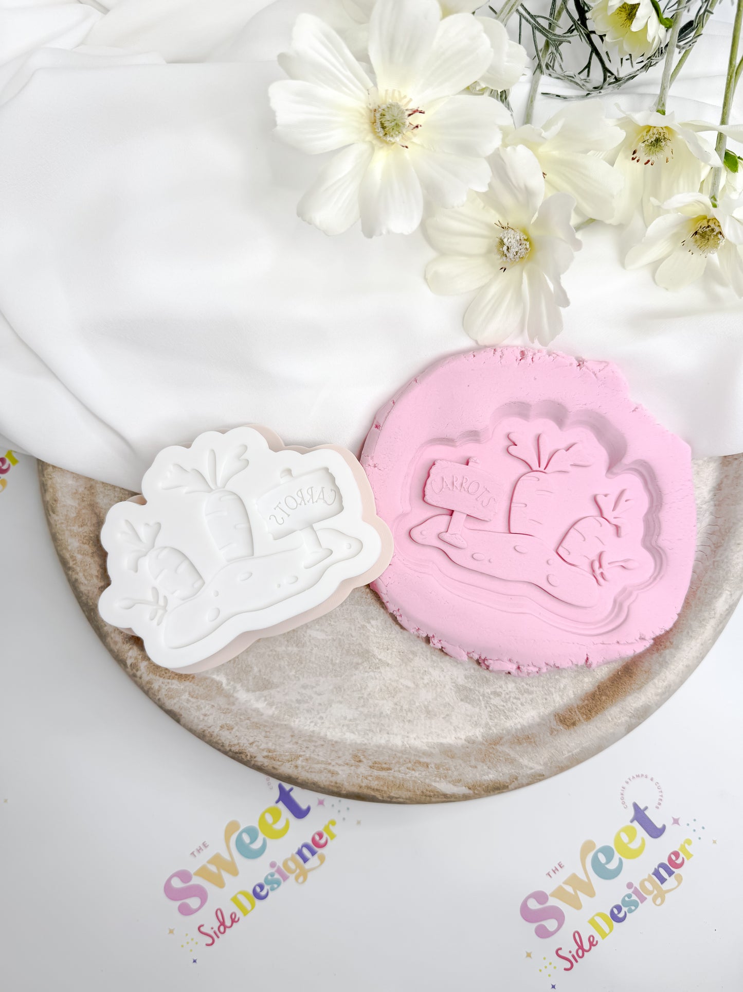 Crop Of Carrots Cookie Cutter & Stamp