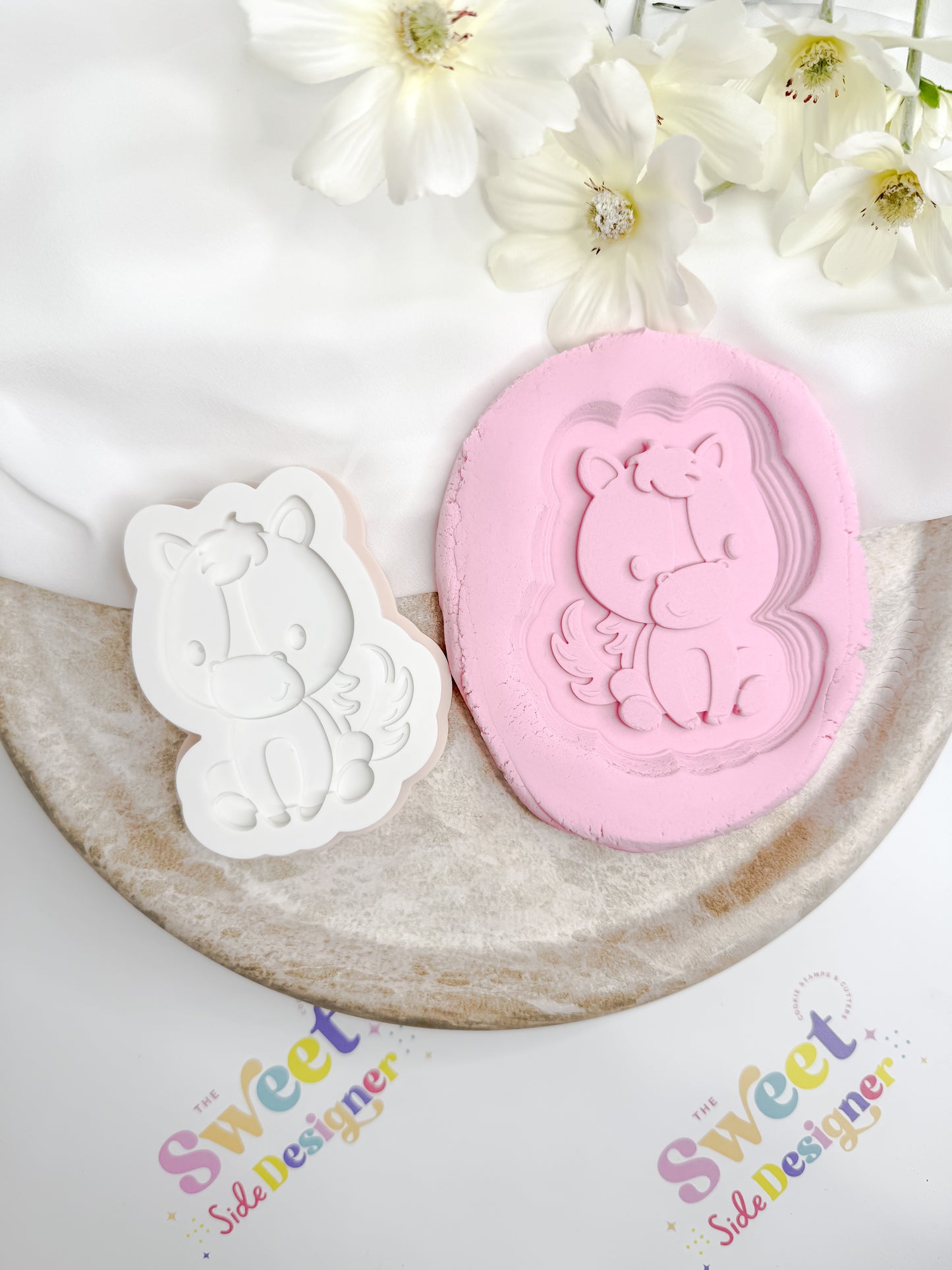 Cute Horse Cookie Cutter & Stamp