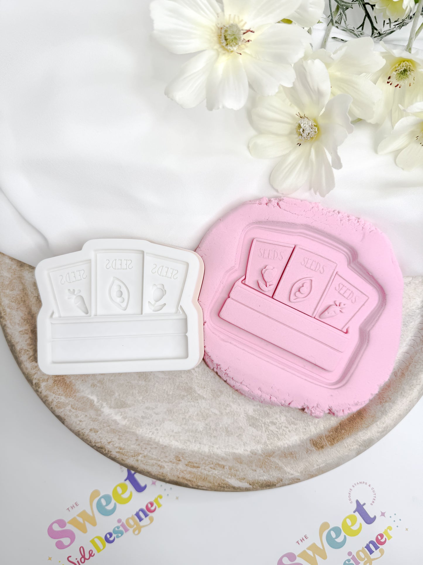 Crate Of Seeds Cookie Cutter & Stamp