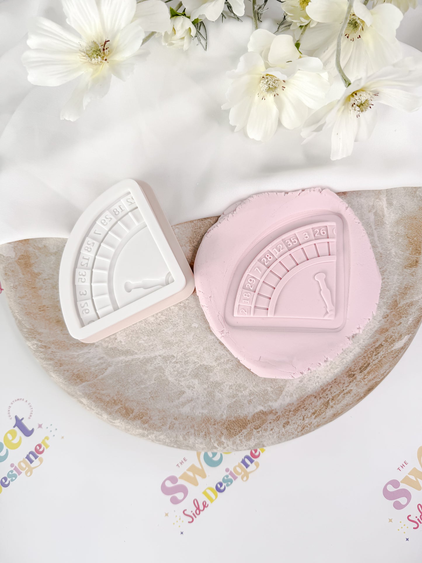 Roulette Table Cookie Cutter & Stamp