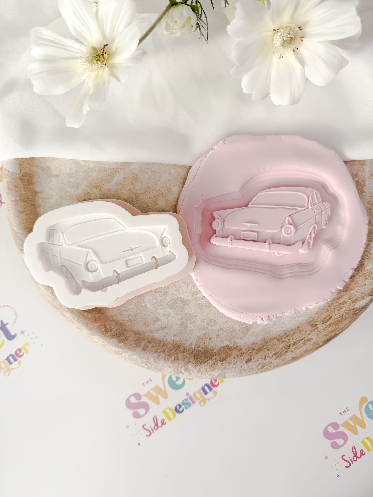 Retro Car Cookie Cutter & Stamp